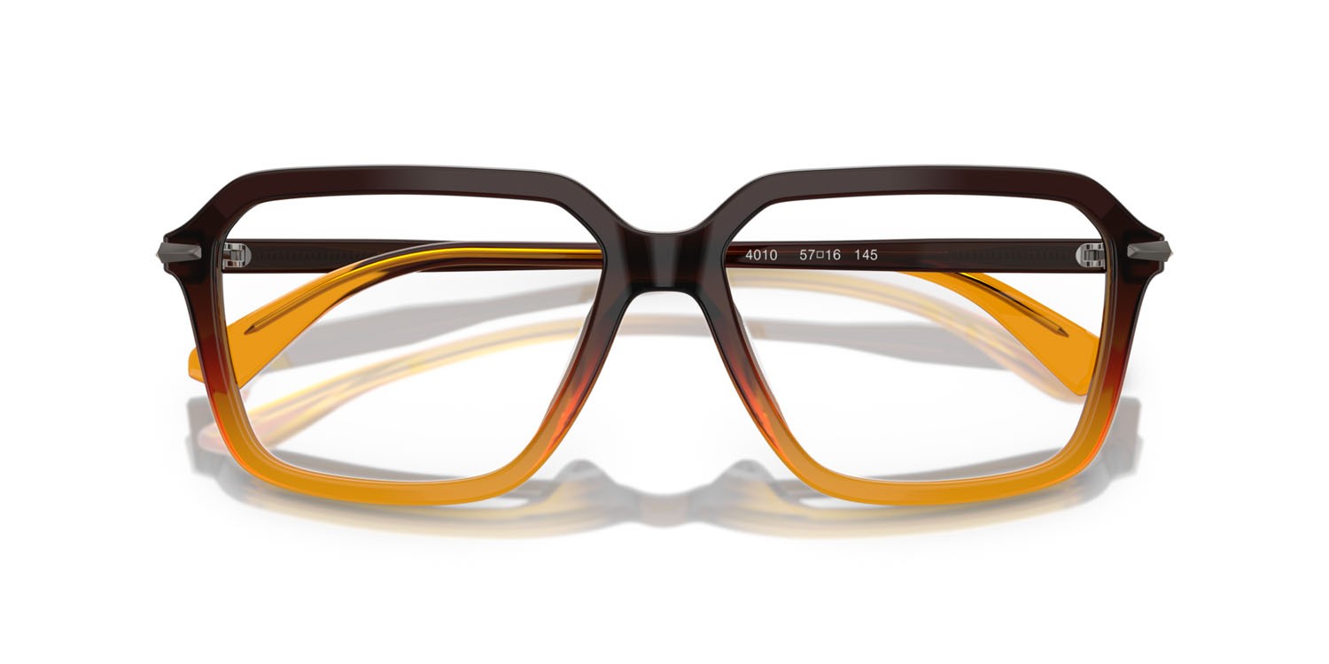 Brillen Michael Kors Saguaro MK 4159U (4010) farbe ambra sfumato form quadratisch gläser lente demo