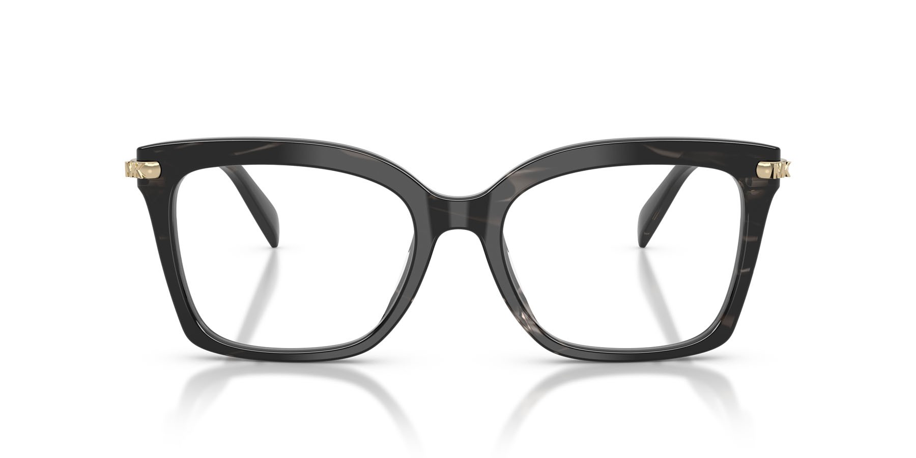 Occhiali da vista Michael Kors Greenville MK 4166U (4034) colore corno nero forma quadrato lenti lente demo