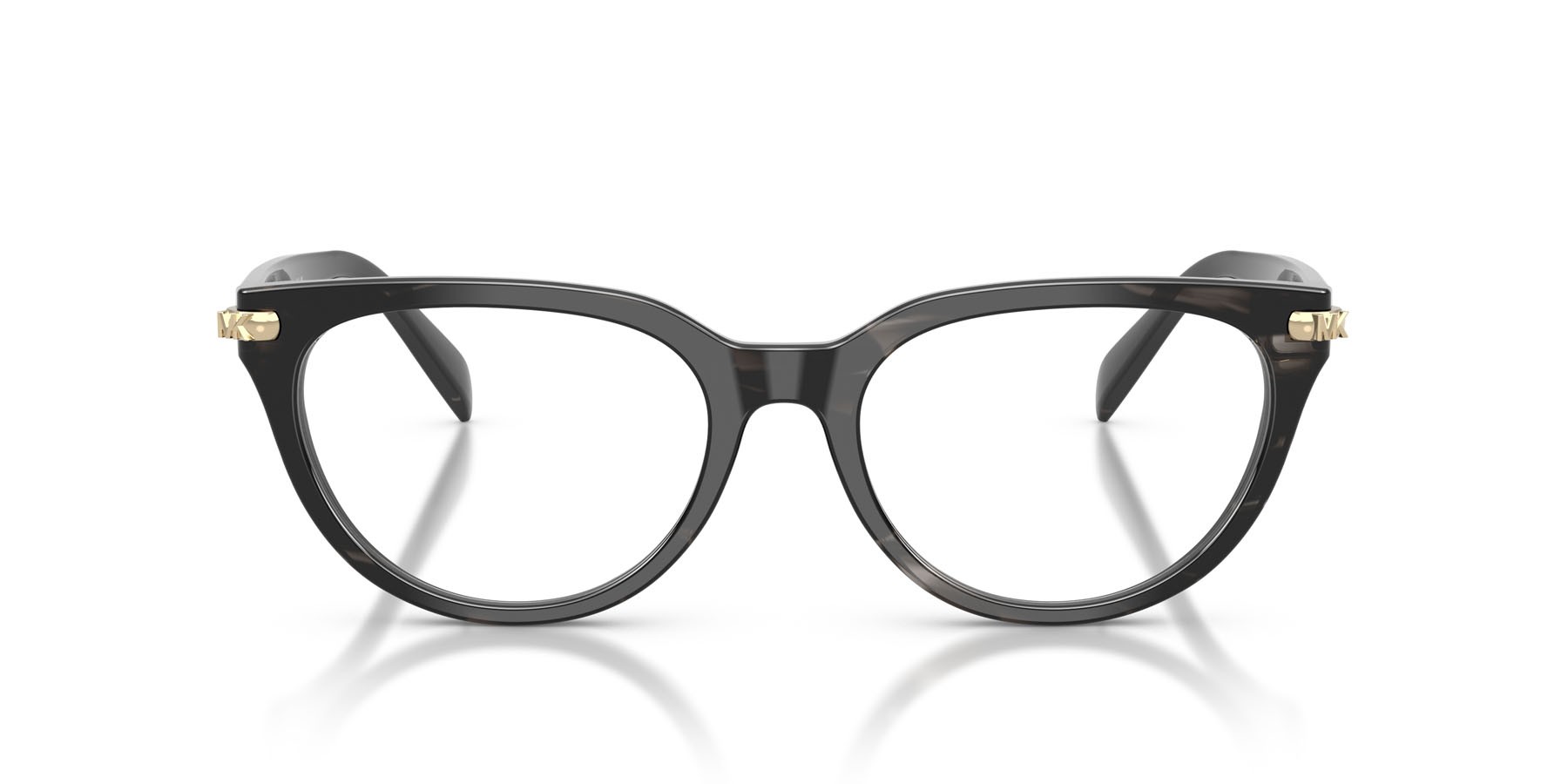 Occhiali da vista Michael Kors Casper MK 4168D (4034) colore corno nero forma cat eye lenti lente demo