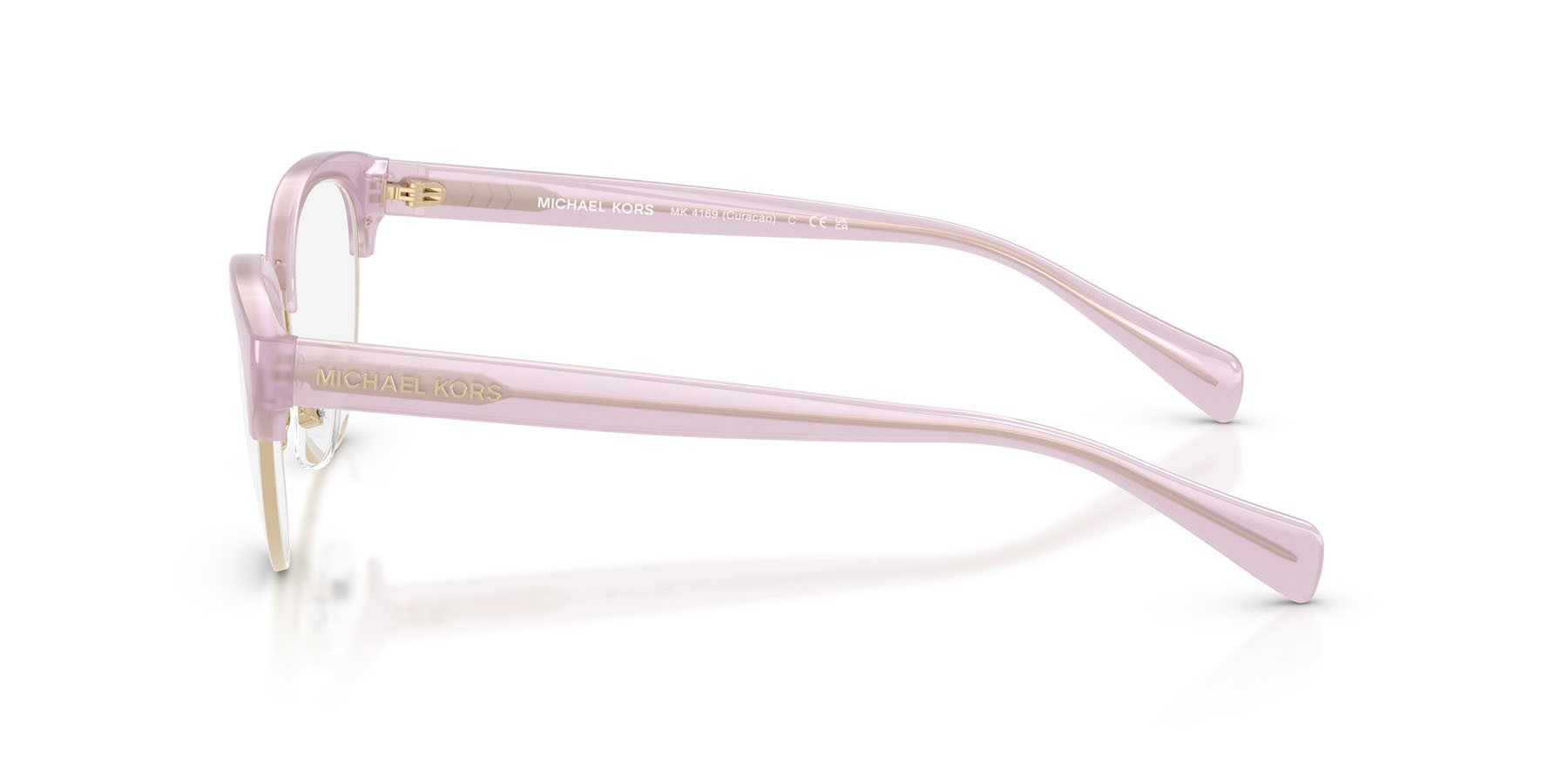 Occhiali da vista Michael Kors Curacao MK 4169 (4033) colore glicine forma cat eye lenti lente demo