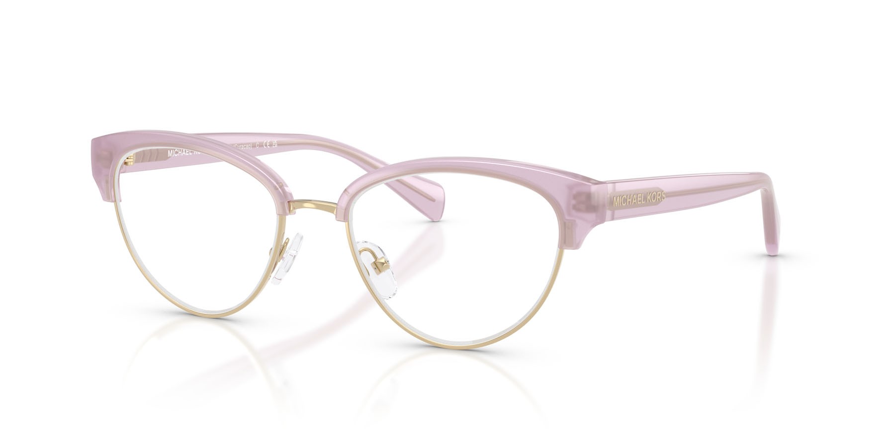 Occhiali da vista Michael Kors Curacao MK 4169 (4033) colore glicine forma cat eye lenti lente demo