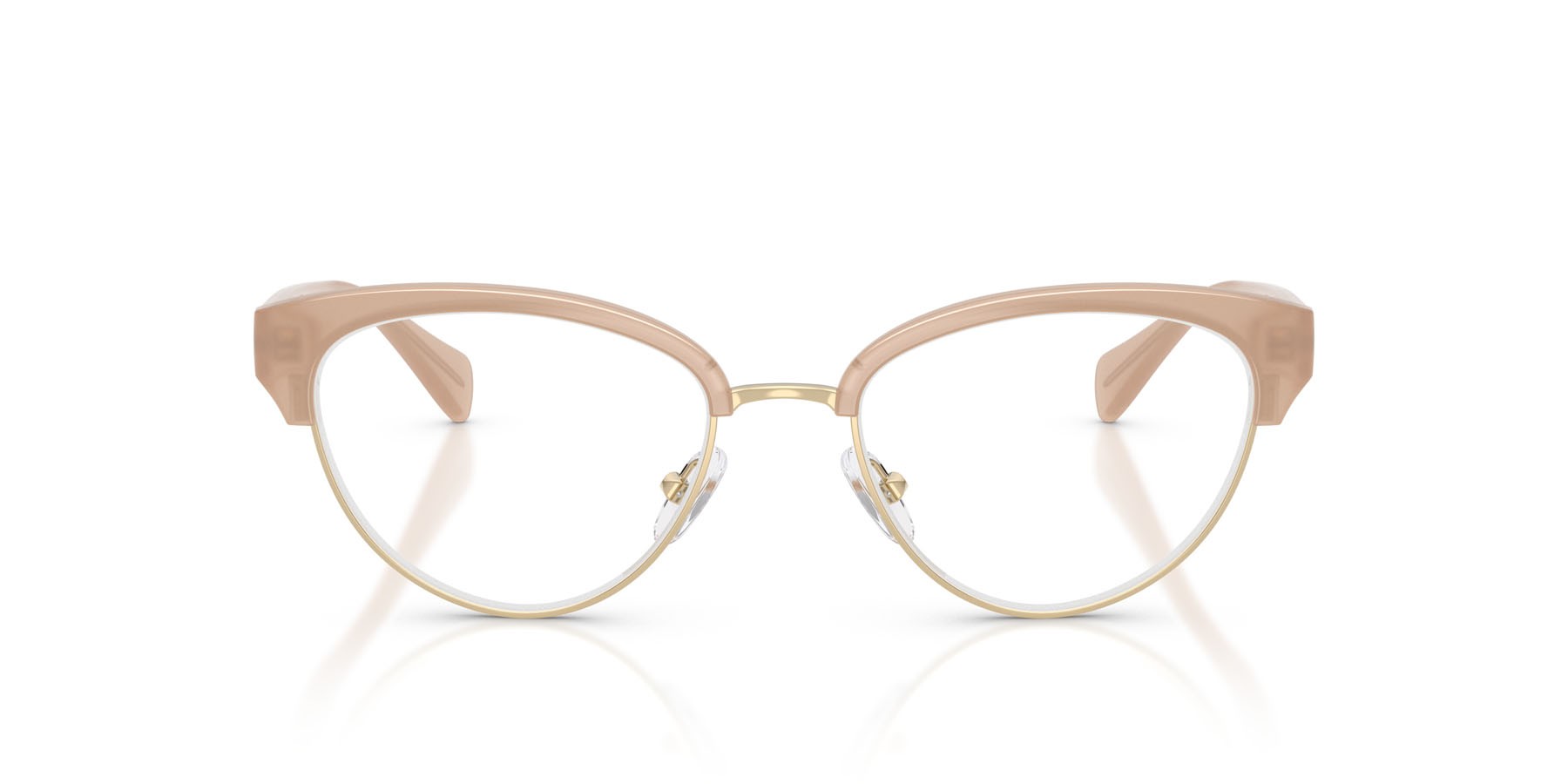 Occhiali da vista Michael Kors Curacao MK 4169 (4038) colore dark tan forma cat eye lenti lente demo