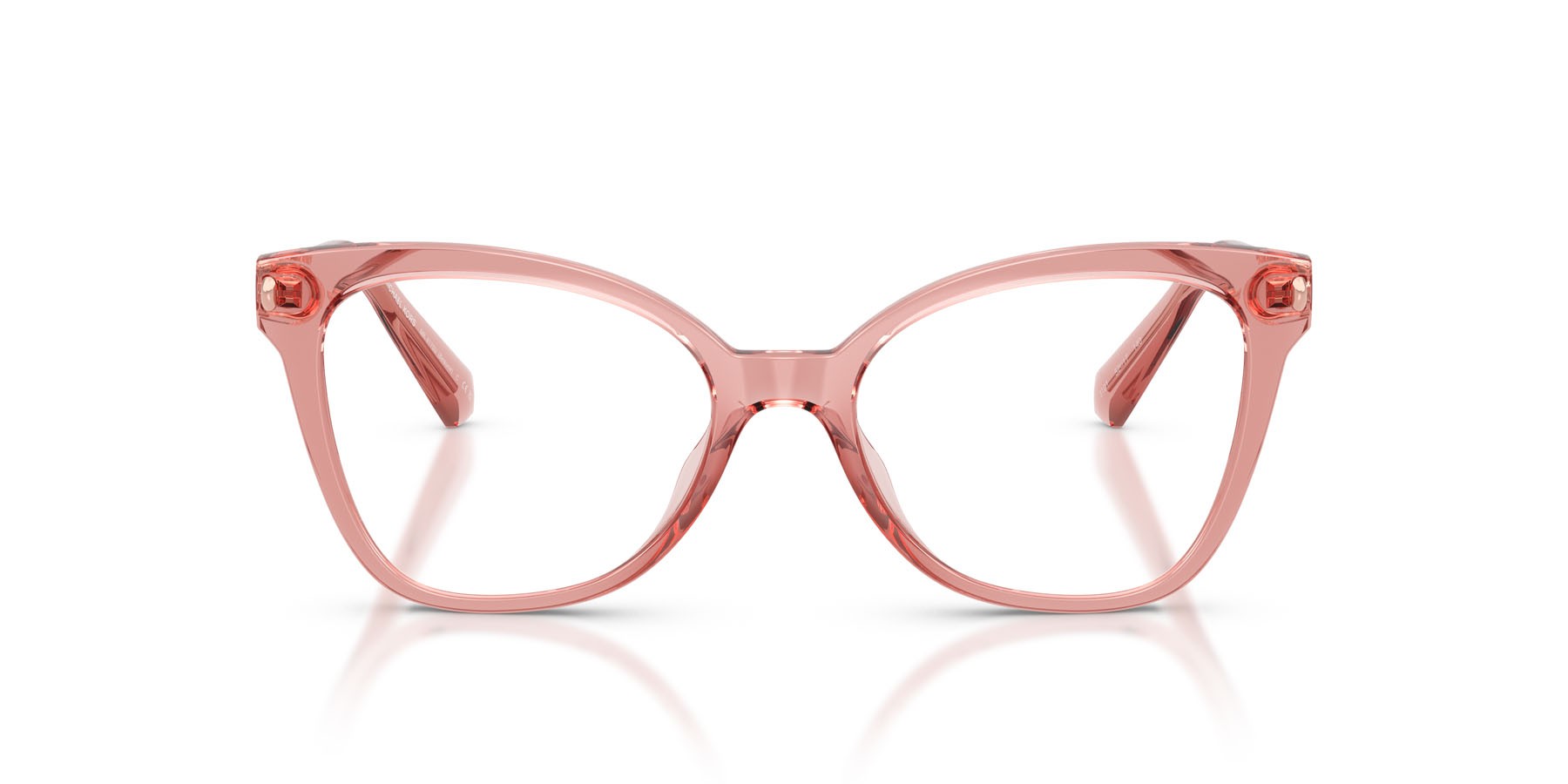 Occhiali da vista Michael Kors Beaune MK 4170U (3101) colore rosa trasparente forma farfalla lenti lente demo