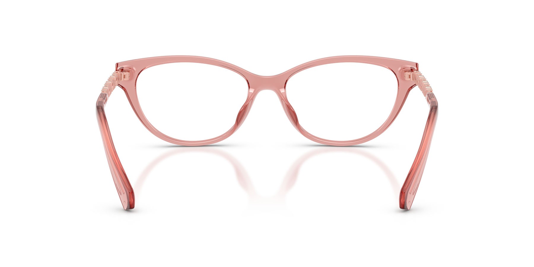 Occhiali da vista Michael Kors Douro Valley MK 4171U (3101) colore rosa trasparente forma cat eye lenti lente demo