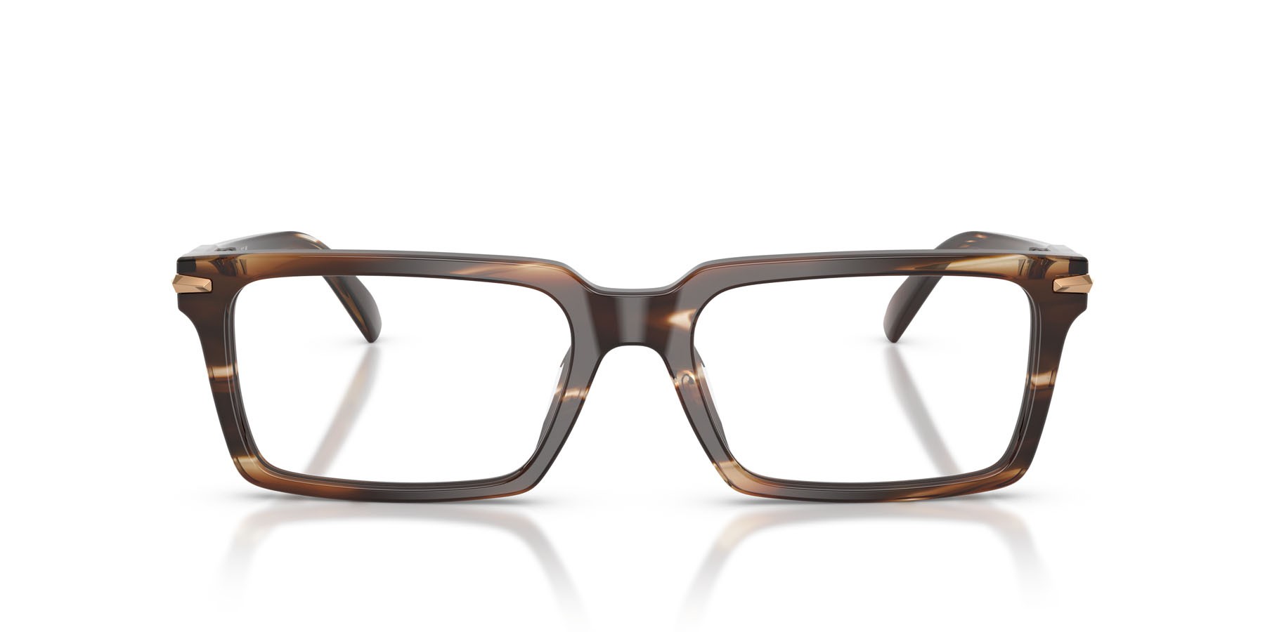 Occhiali da vista Michael Kors Grand Targhee MK 4173U (4039) colore marrone effetto corno forma rettangolare lenti lente demo
