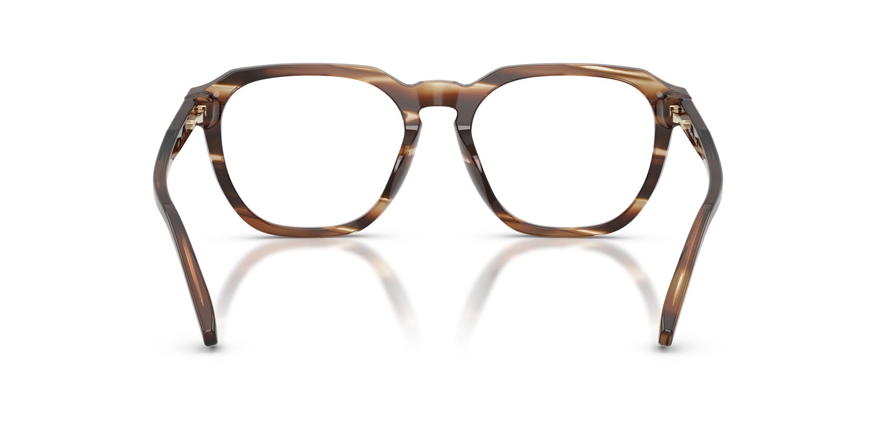 Occhiali da vista Michael Kors Wolf Creek MK 4174U (4039) colore marrone effetto corno forma quadrato lenti lente demo