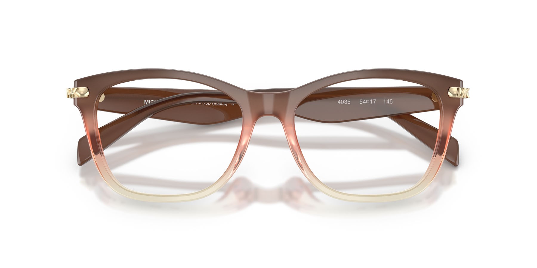 Occhiali da vista Michael Kors Ronda MK 4175D (4035) colore soft pink forma quadrato lenti lente demo