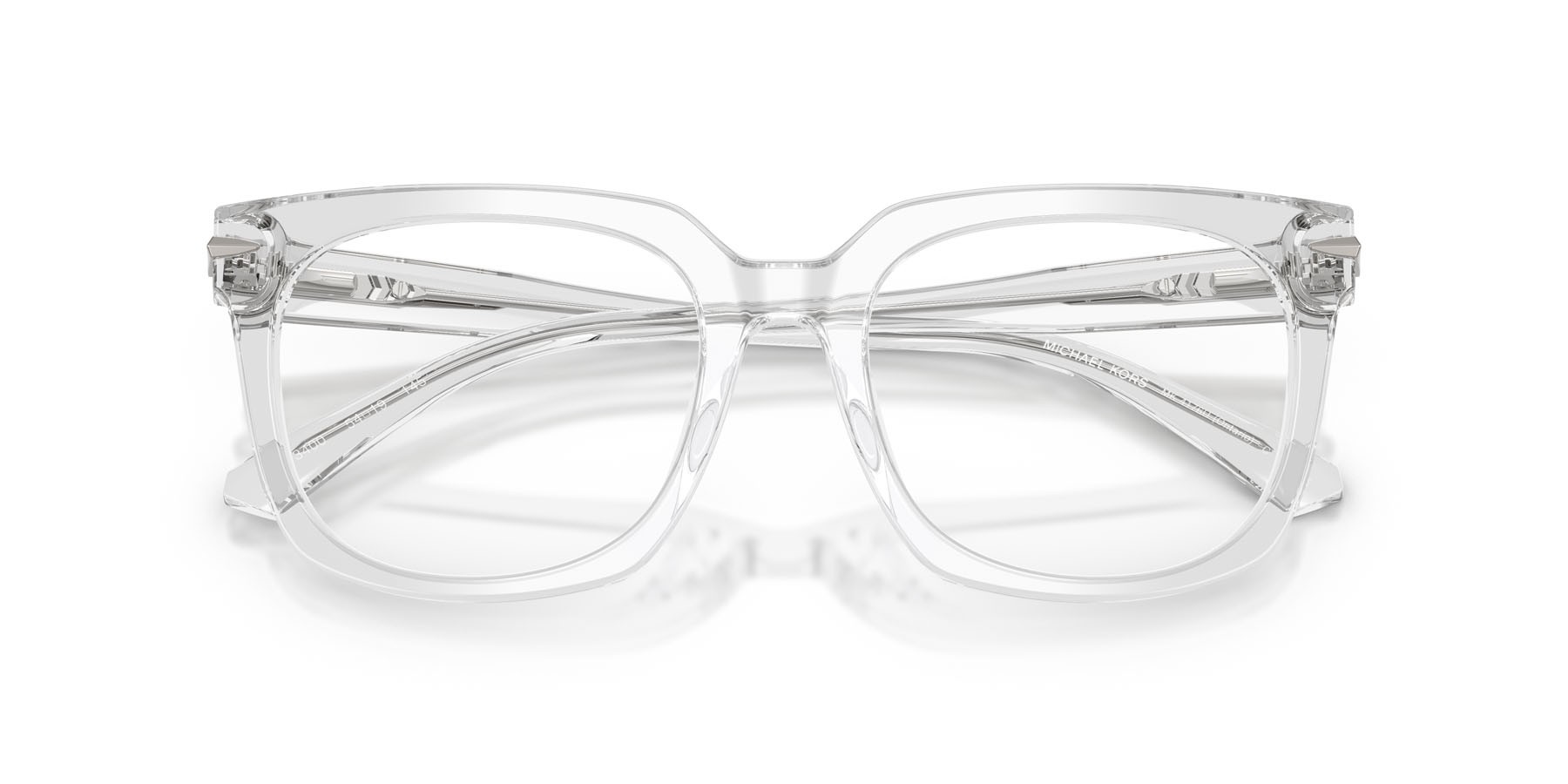 Occhiali da vista Michael Kors Ontario MK 4176U (3400) colore grigio trasparente forma quadrato lenti lente demo