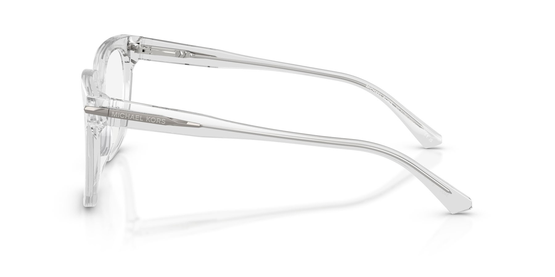 Occhiali da vista Michael Kors Ontario MK 4176U (3400) colore grigio trasparente forma quadrato lenti lente demo