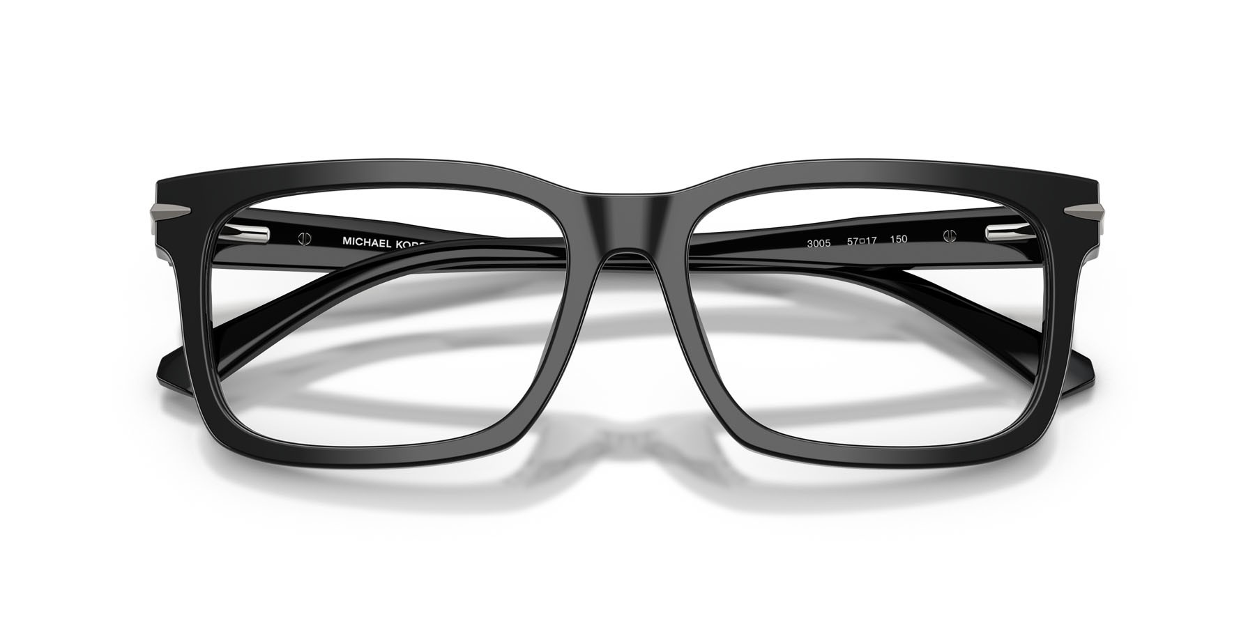 Occhiali da vista Michael Kors Ottawa MK 4177U (3005) colore nero forma rettangolare lenti lente demo