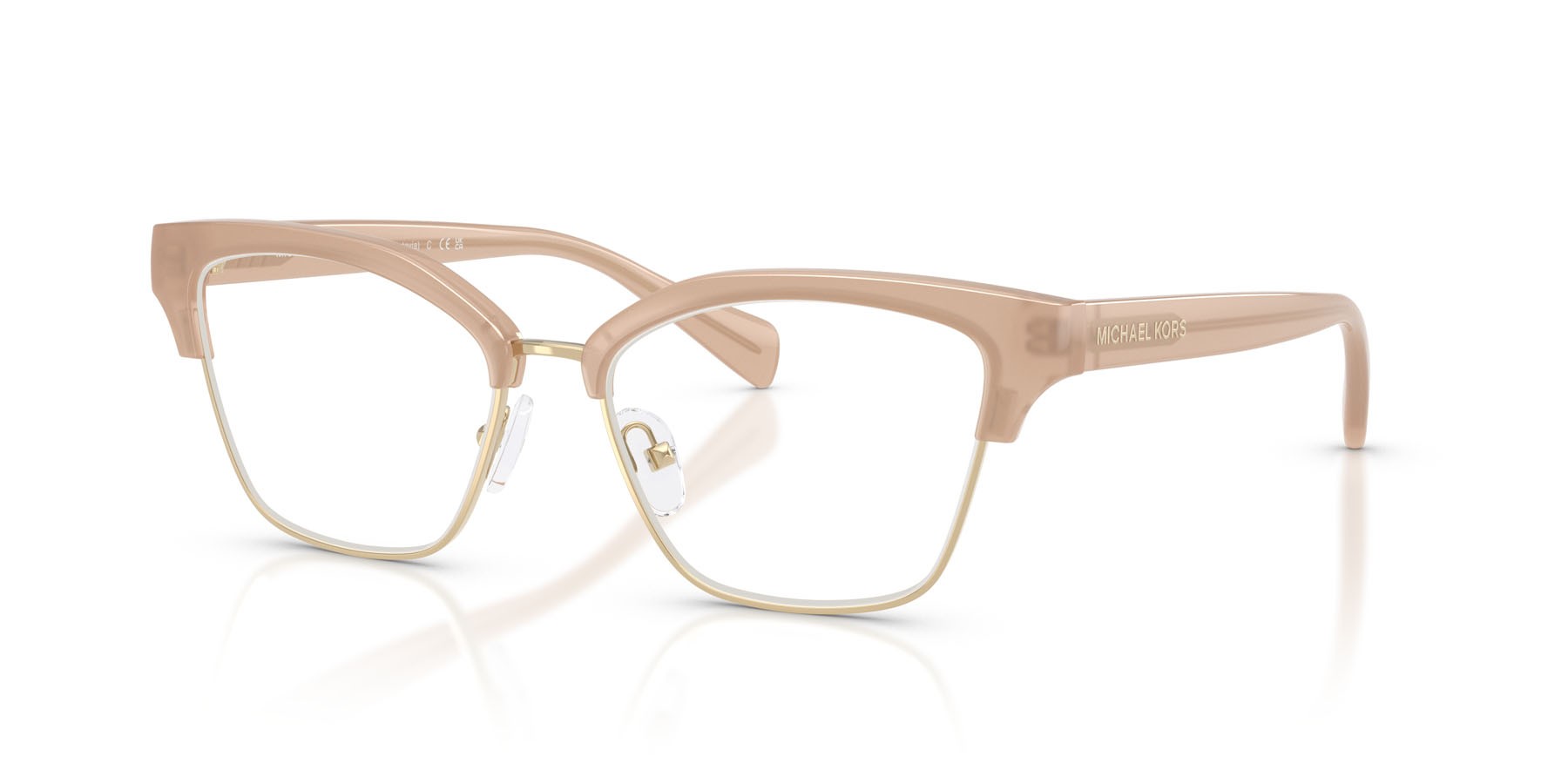 Occhiali da vista Michael Kors Gustavia MK 4178 (4038) colore dark tan forma quadrato lenti lente demo