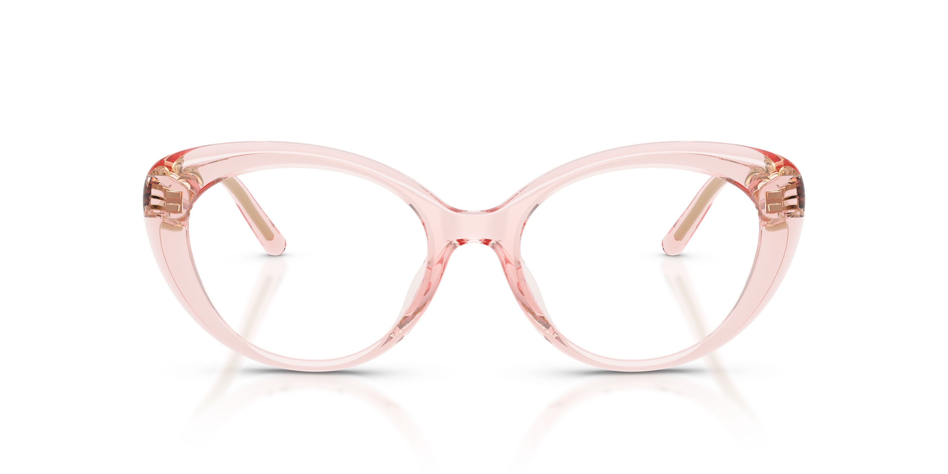 Occhiali da vista Michael Kors St. Thomas MK 4181U (3901) colore rosa chiaro trasparente forma ovale lenti lente demo