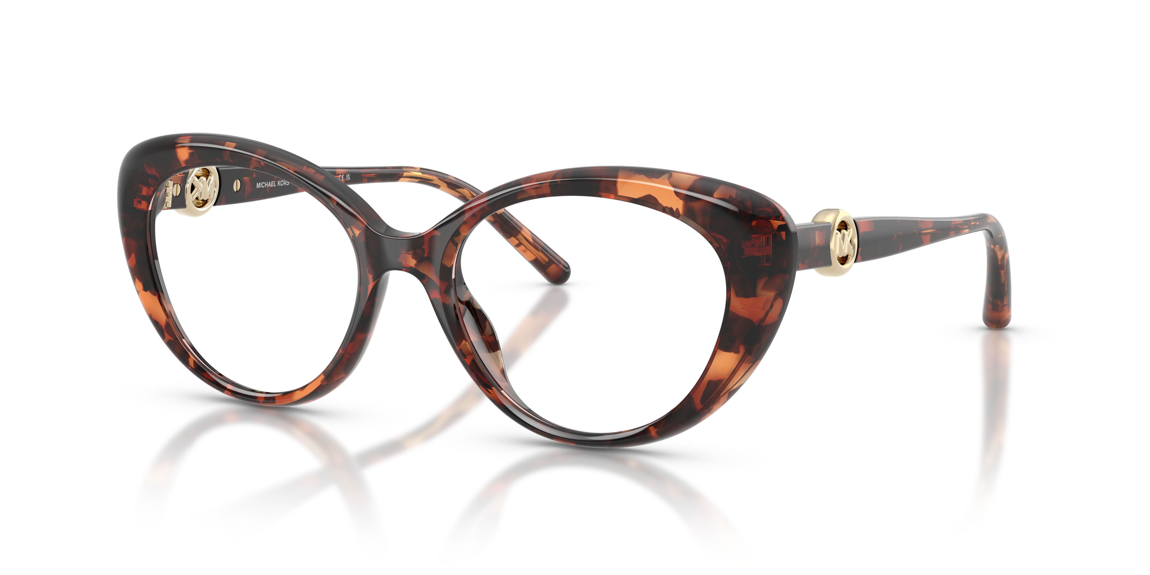 Occhiali da vista Michael Kors St. Thomas MK 4181U (4031) colore luggage tortoise forma ovale lenti lente demo
