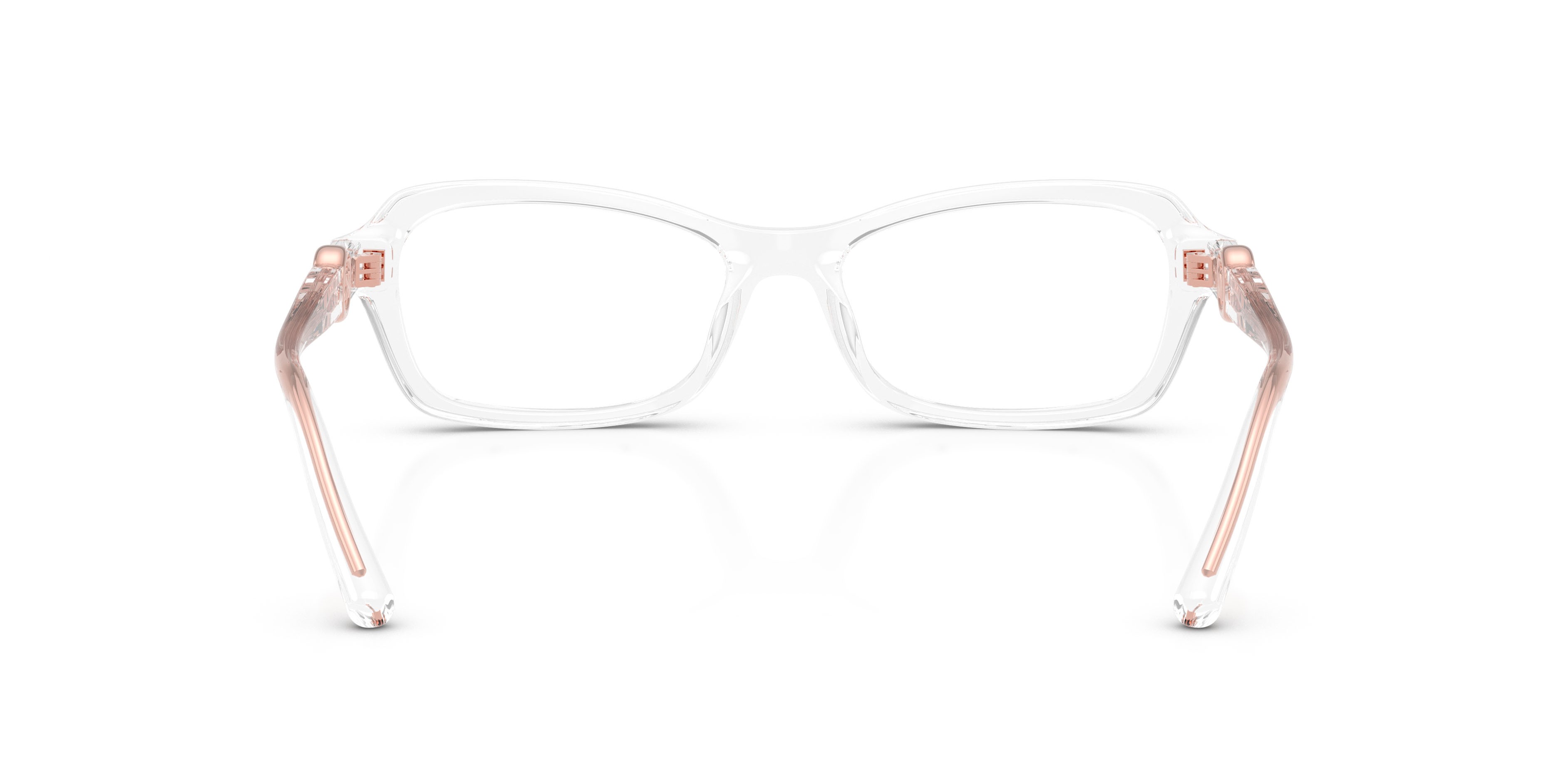 Occhiali da vista Michael Kors Hakone MK 4182U (3015) colore trasparente forma rotondo lenti lente demo