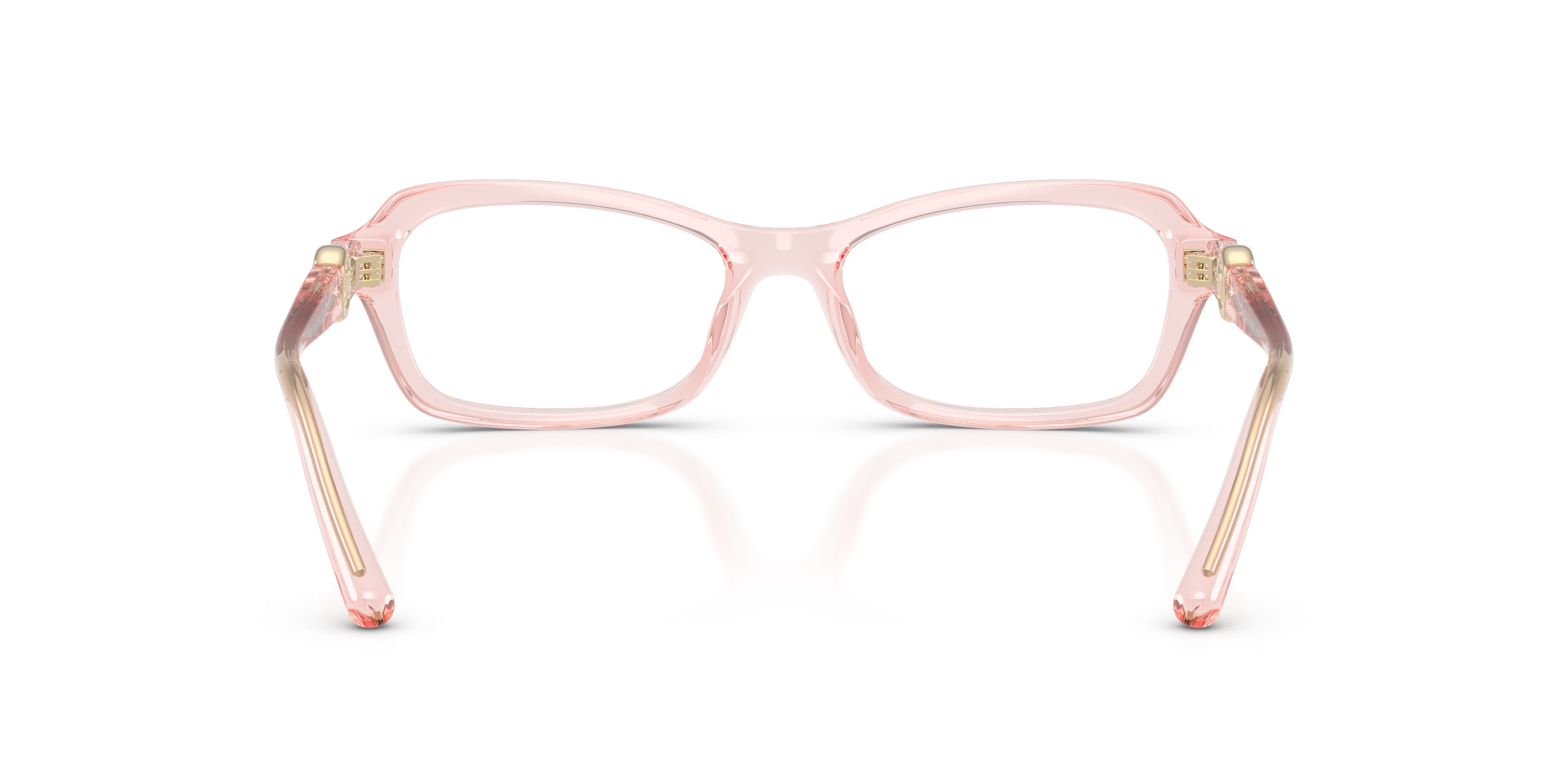 Occhiali da vista Michael Kors Hakone MK 4182U (3901) colore rosa chiaro trasparente forma rotondo lenti lente demo