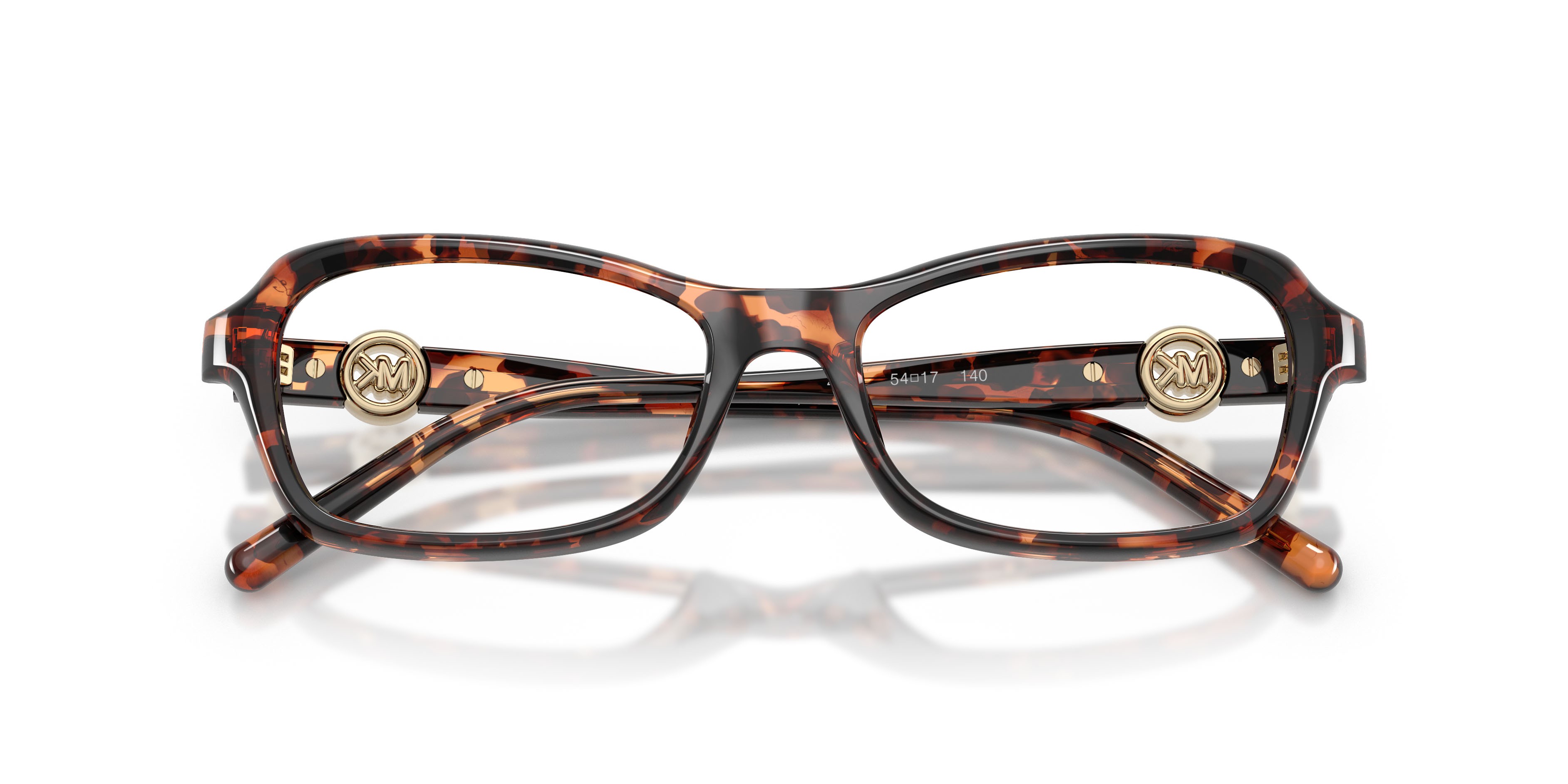 Occhiali da vista Michael Kors Hakone MK 4182U (4031) colore luggage tortoise forma rotondo lenti lente demo