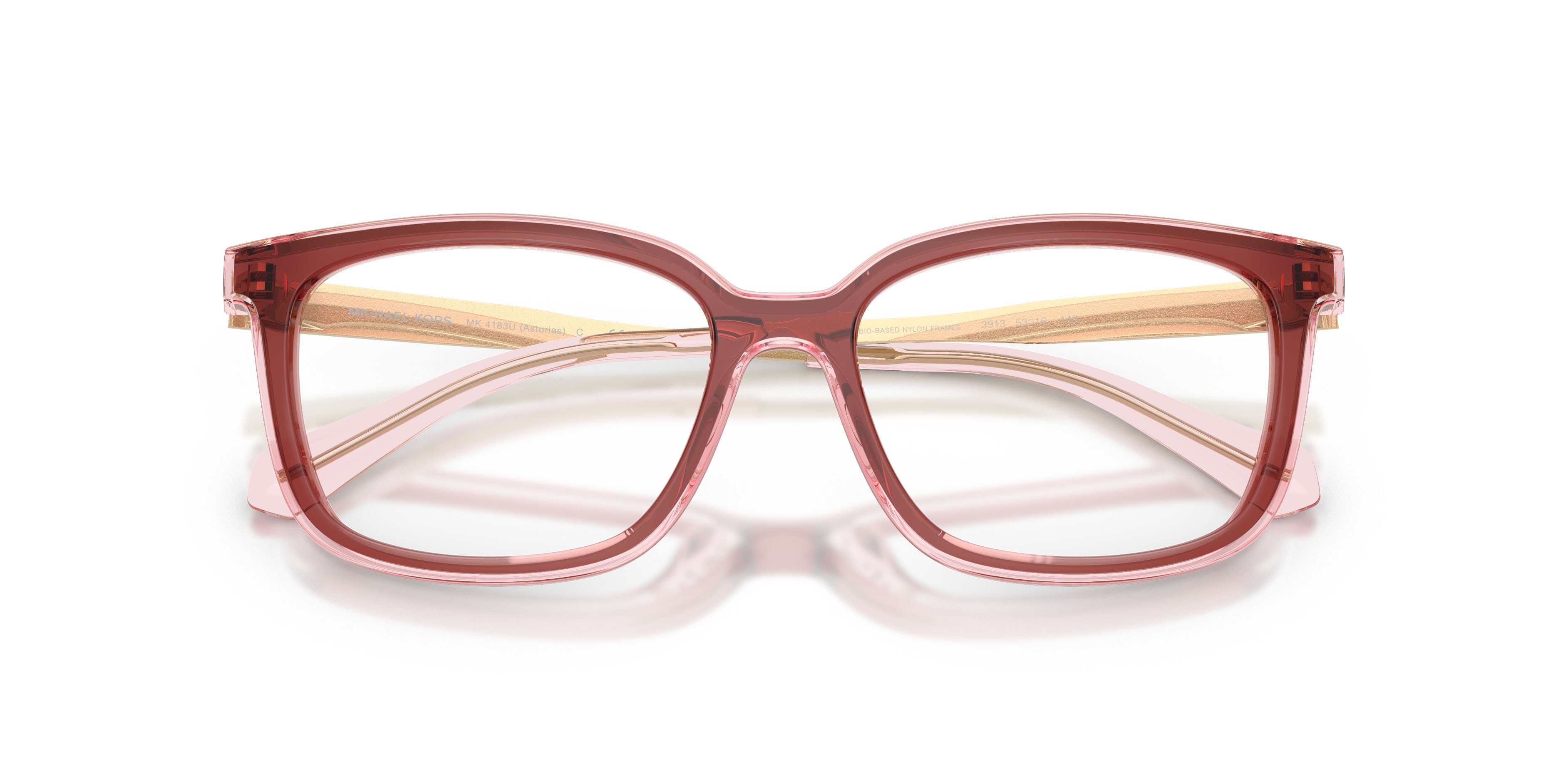 Occhiali da vista Michael Kors Asturias MK 4183U (3913) colore palissandro forma quadrato lenti lente demo