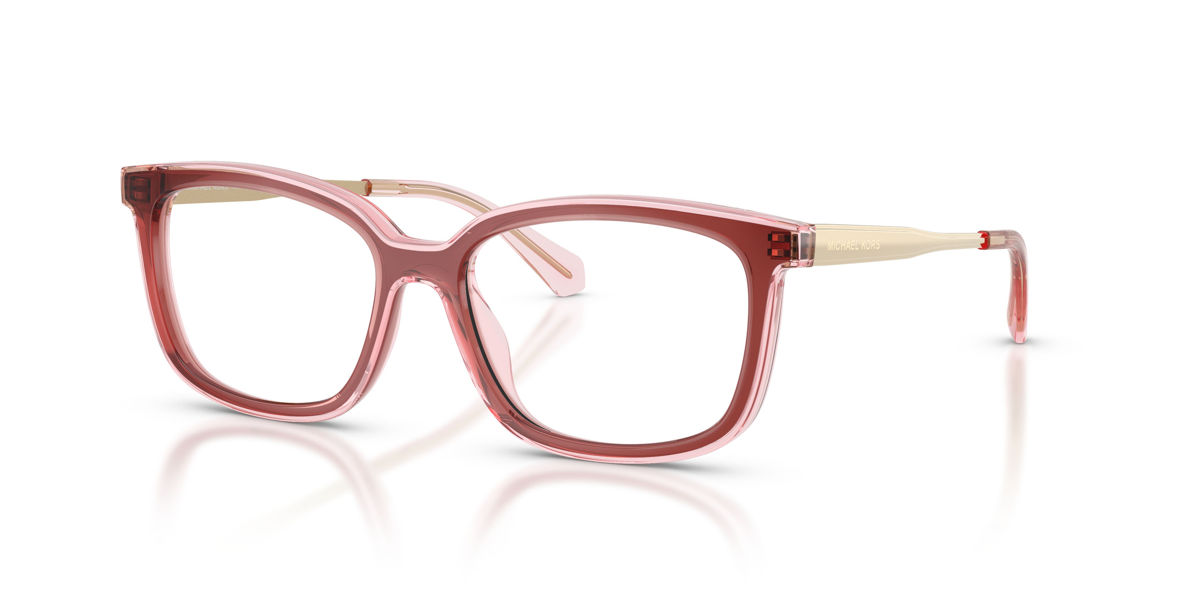 Occhiali da vista Michael Kors Asturias MK 4183U (3913) colore palissandro forma quadrato lenti lente demo