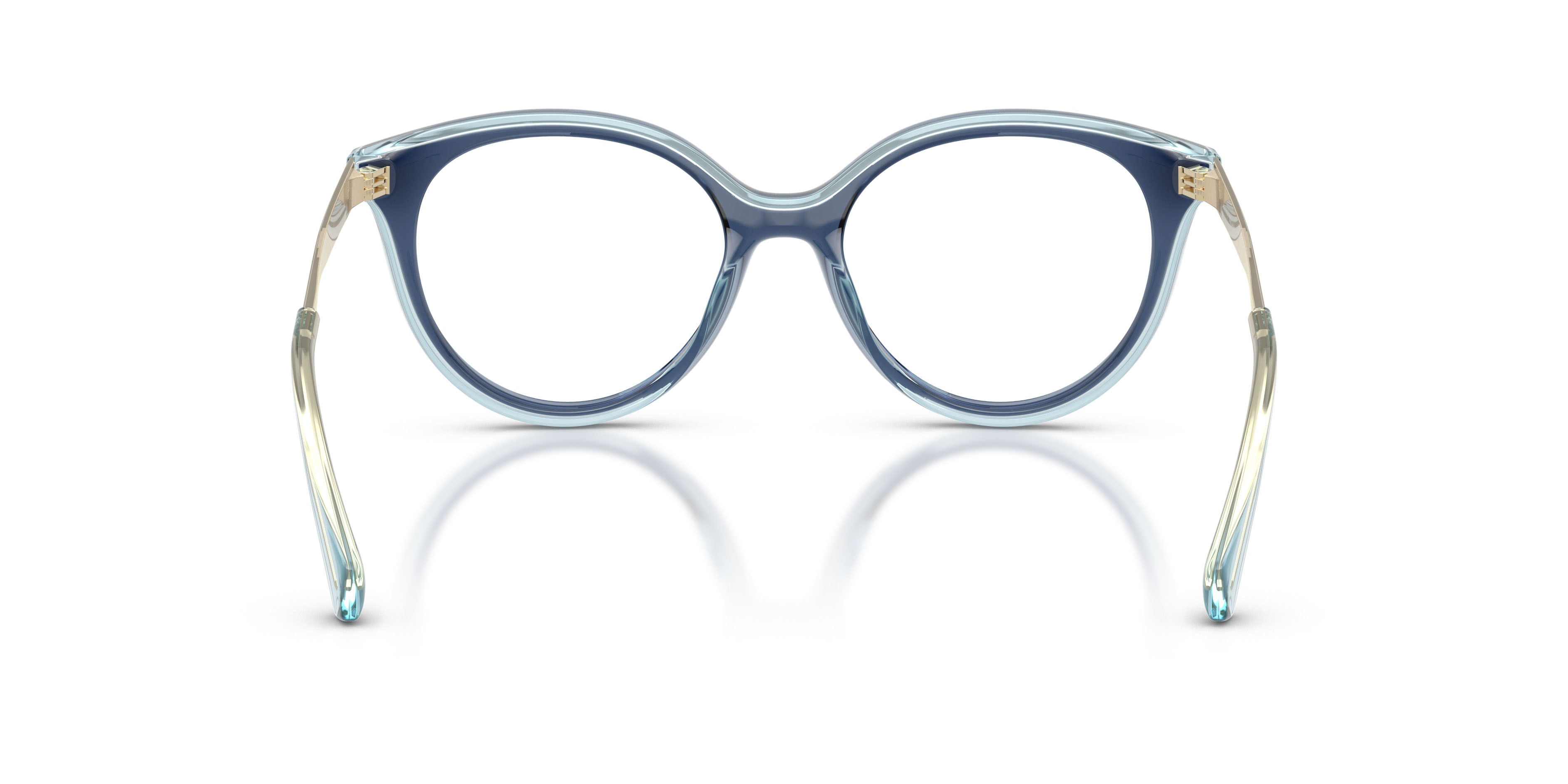 Occhiali da vista Michael Kors Sitges MK 4184U (4031) colore blu navy forma rotondo lenti lente demo