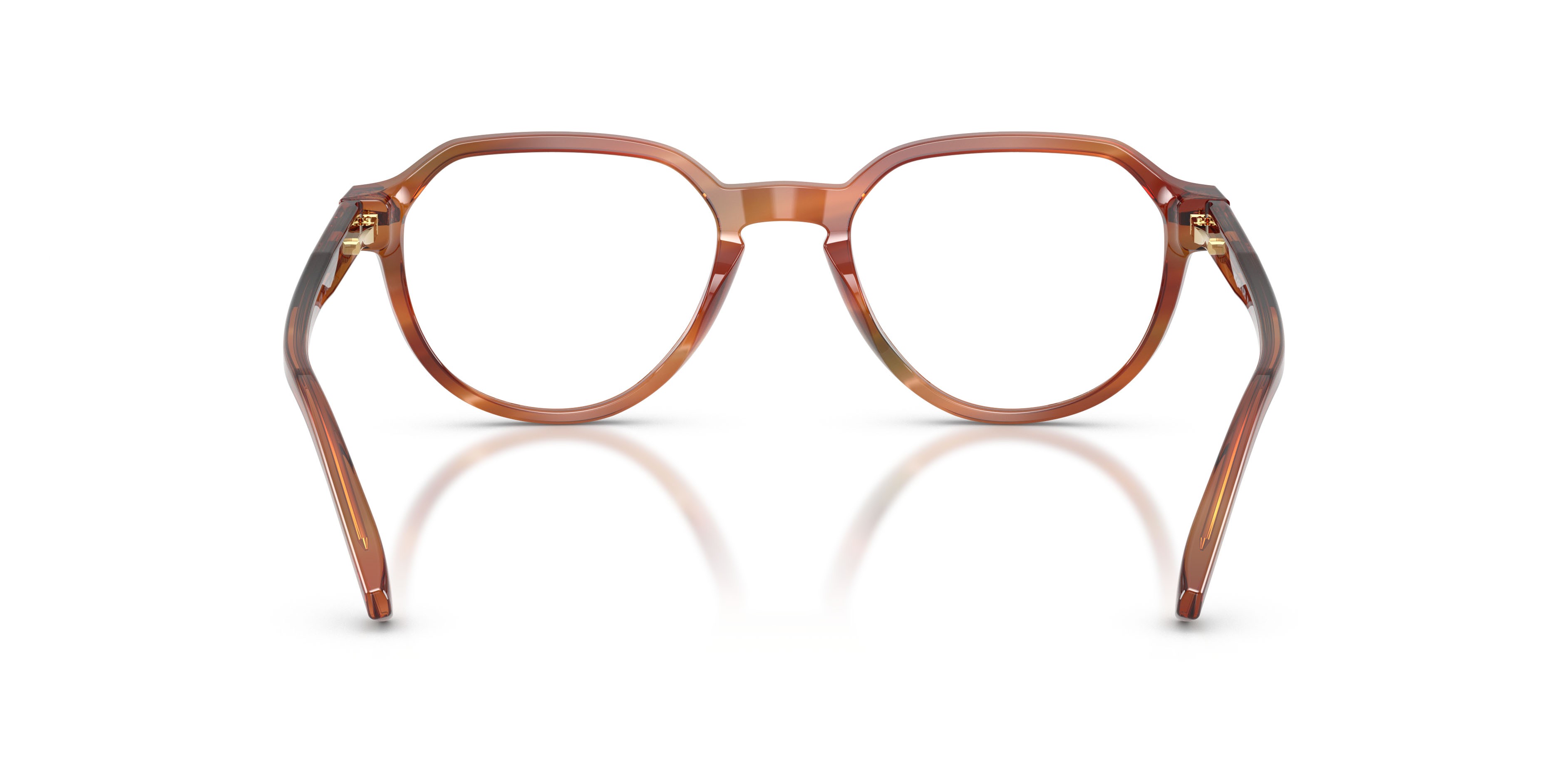 Occhiali da vista Michael Kors Westerly MK 4187U (4039) colore marrone effetto corno forma rotondo lenti lente demo