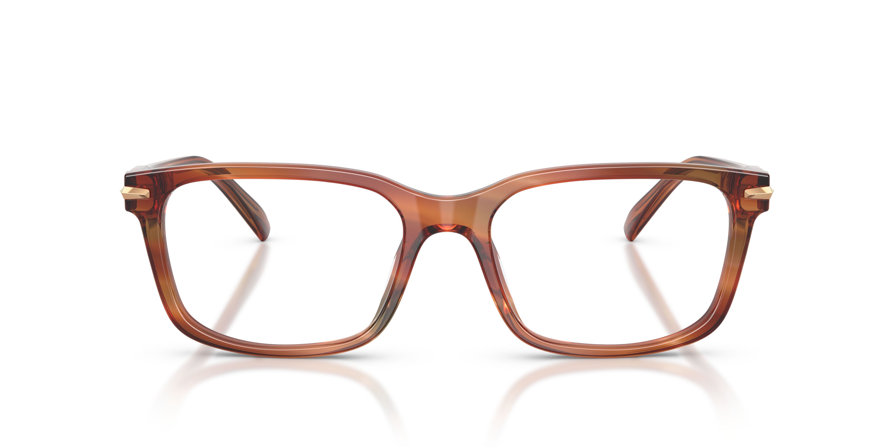 Occhiali da vista Michael Kors Seal Harbor MK 4188U (4039) colore marrone effetto corno forma quadrato lenti lente demo