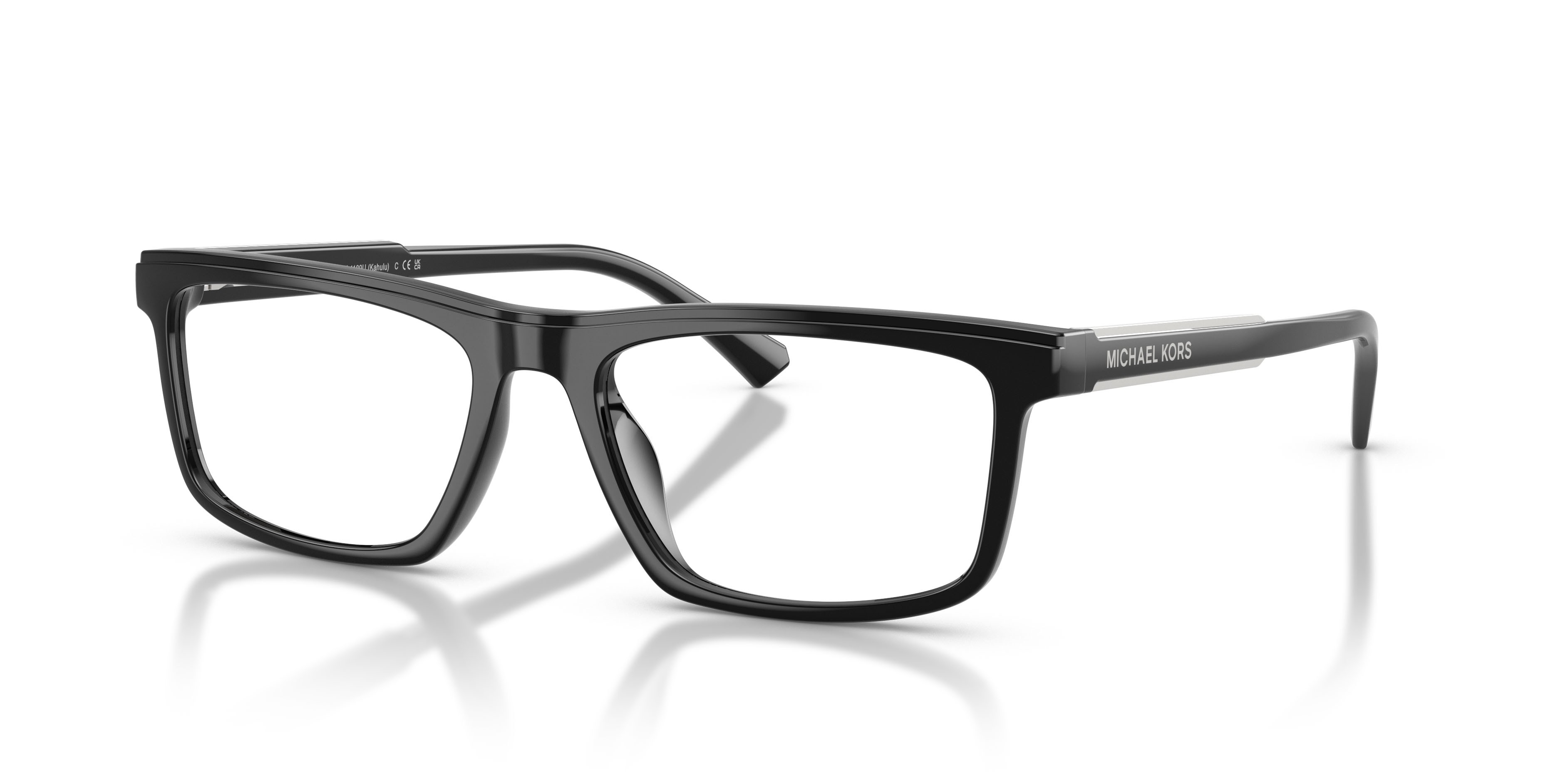 Occhiali da vista Michael Kors Kahulu MK 4189U (3005) colore nero forma rettangolare lenti lente demo