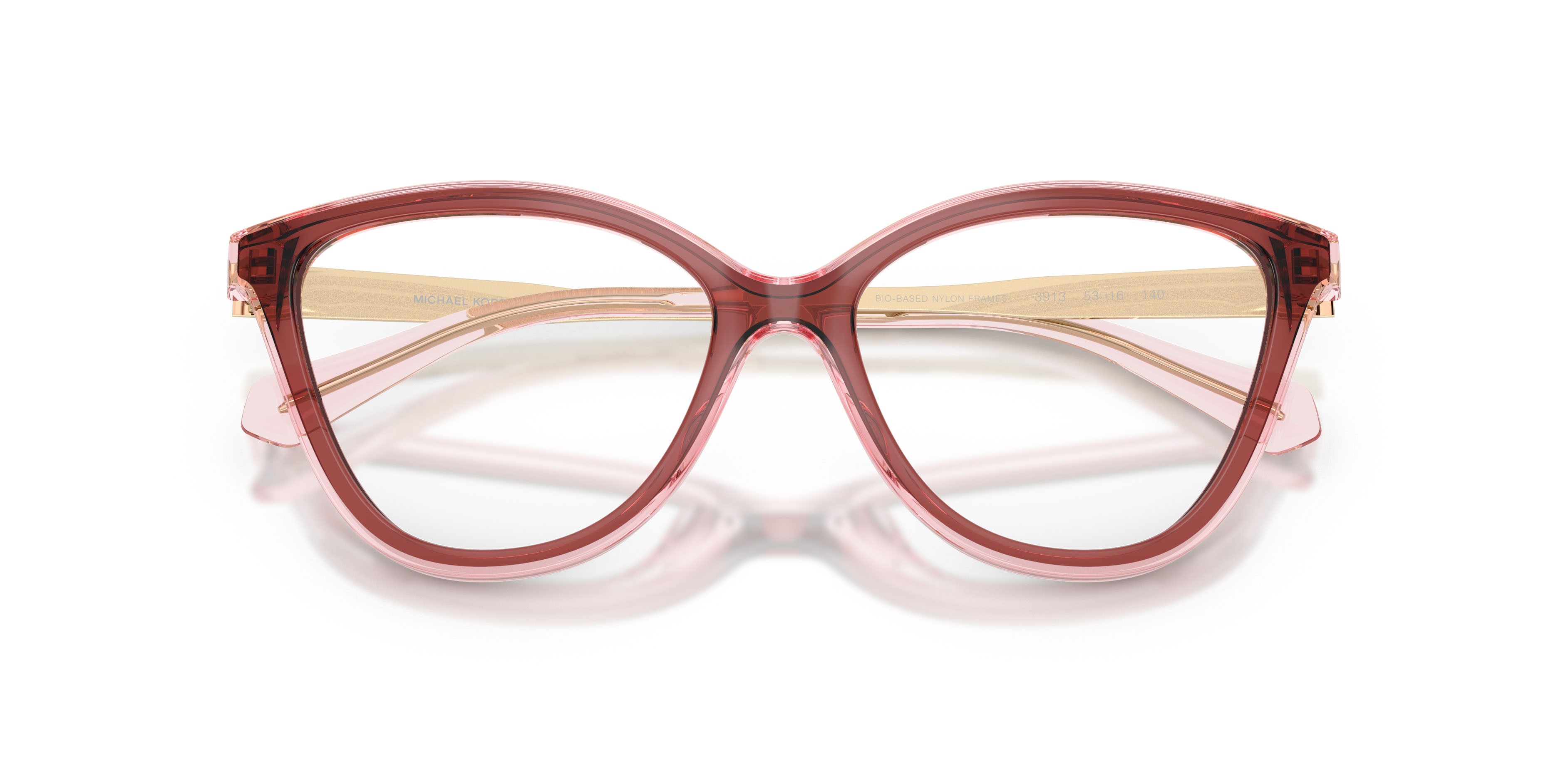 Occhiali da vista Michael Kors Costa Brava MK 4190U (3913) colore palissandro forma cat eye lenti lente demo