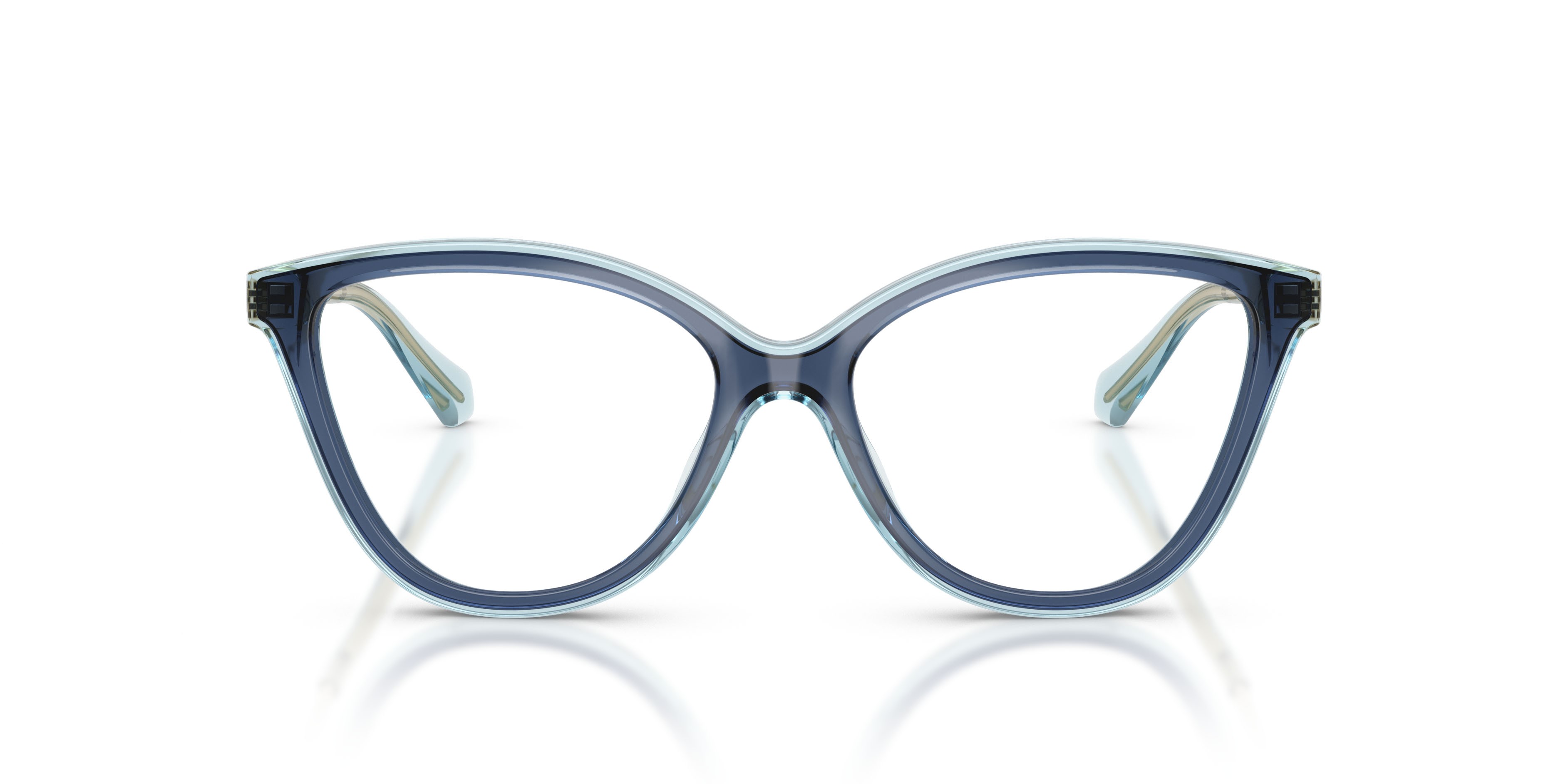 Occhiali da vista Michael Kors Costa Brava MK 4190U (4031) colore blu navy forma cat eye lenti lente demo