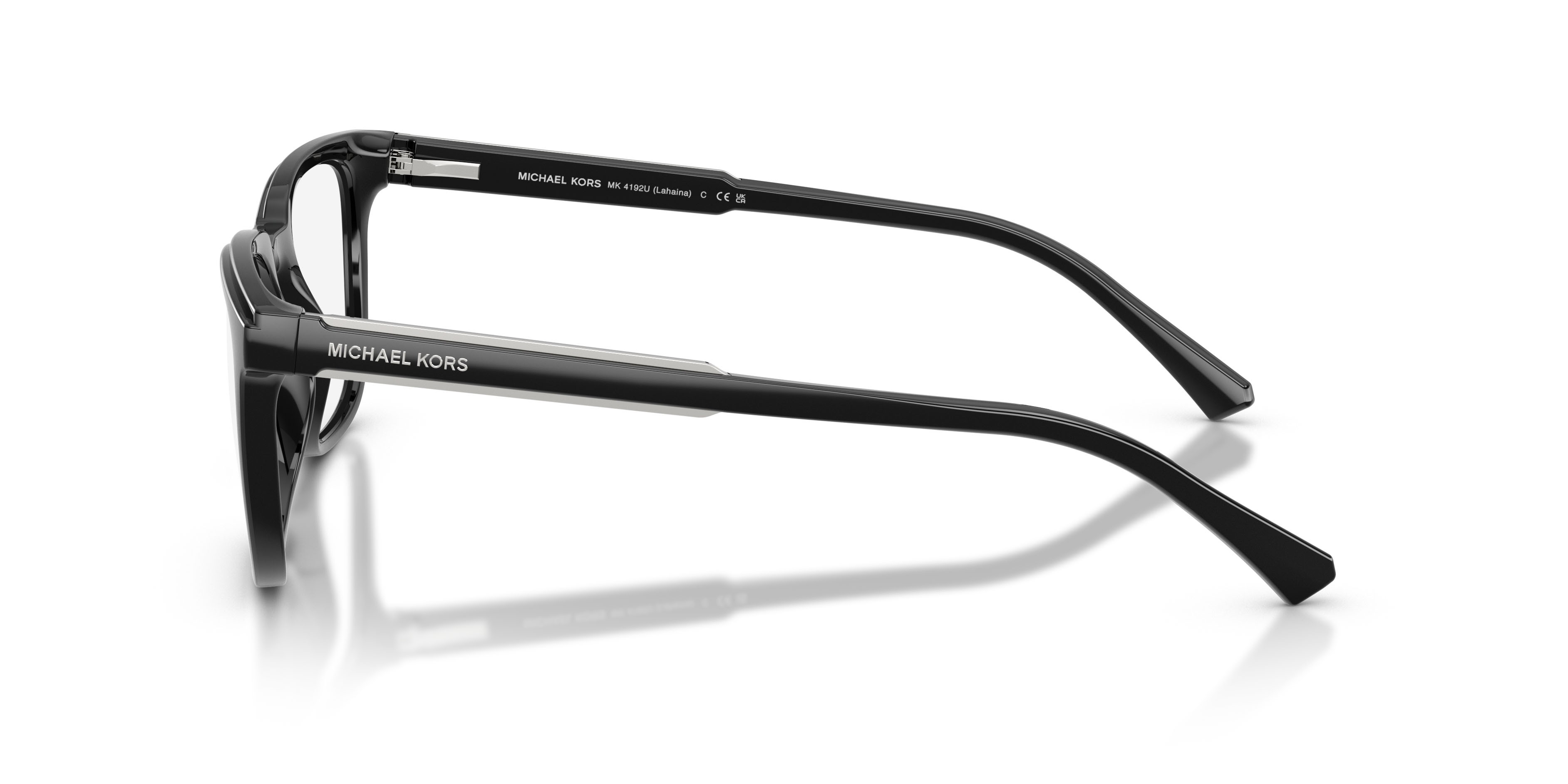 Occhiali da vista Michael Kors Lahaina MK 4192U (3005) colore nero forma quadrato lenti lente demo