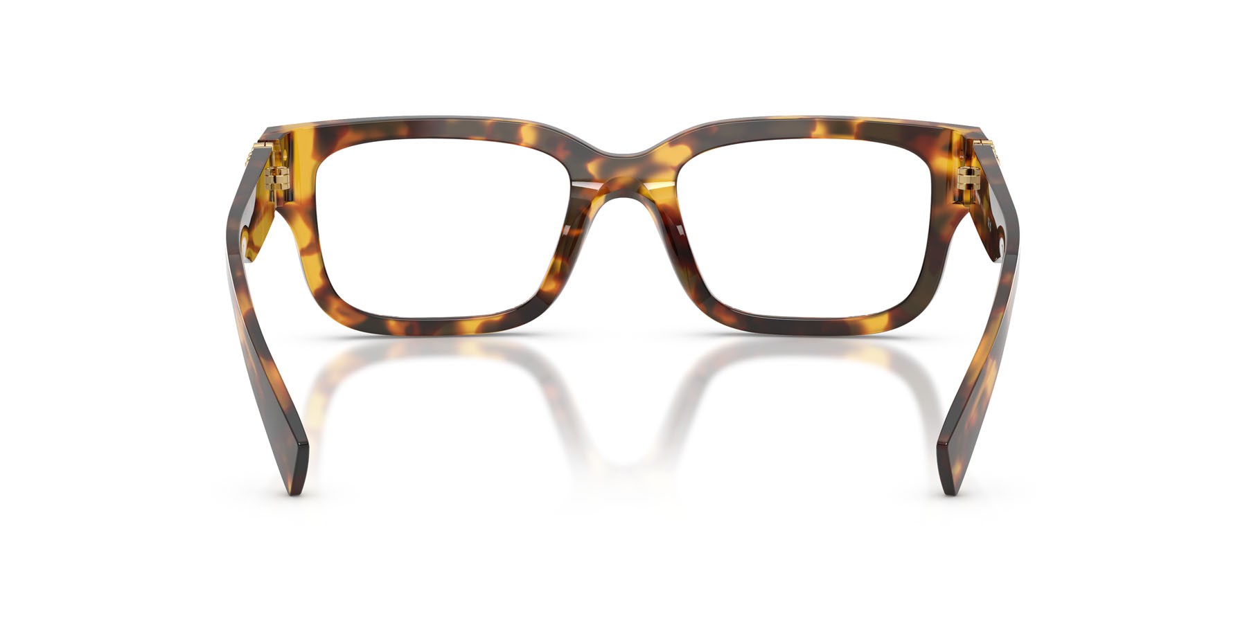 Eyeglasses Miu Miu MU 02YV (14L1O1) color havana miele shape rectangle lenses lente demo