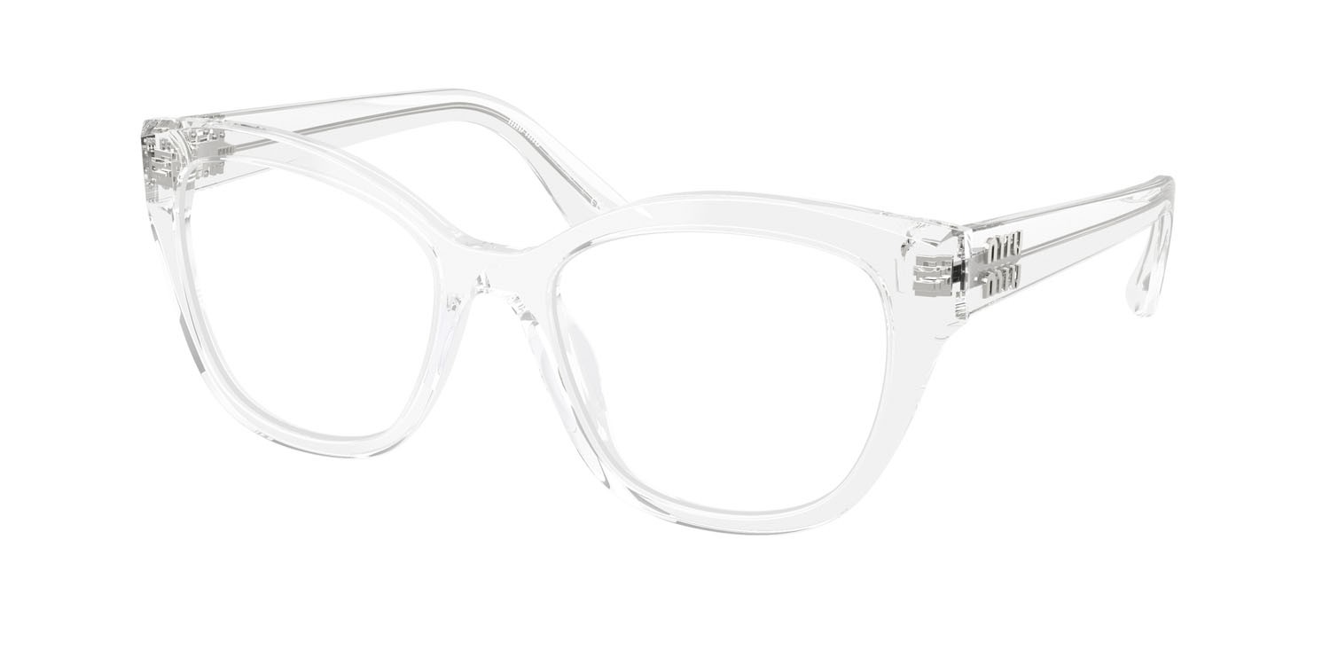 Eyeglasses Miu Miu MU 05XV (15Z1O1) color trasparente shape square lenses lente demo