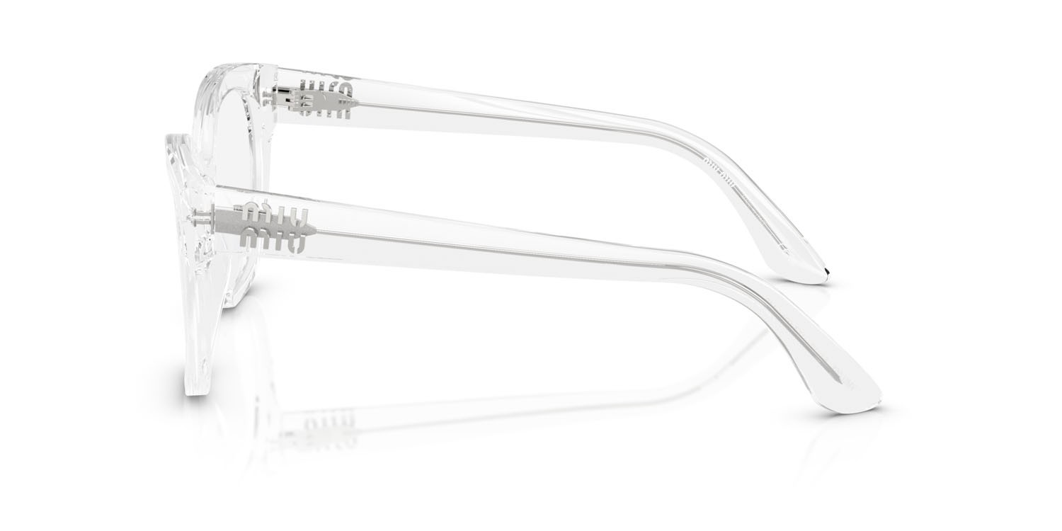 Eyeglasses Miu Miu MU 05XV (15Z1O1) color trasparente shape square lenses lente demo
