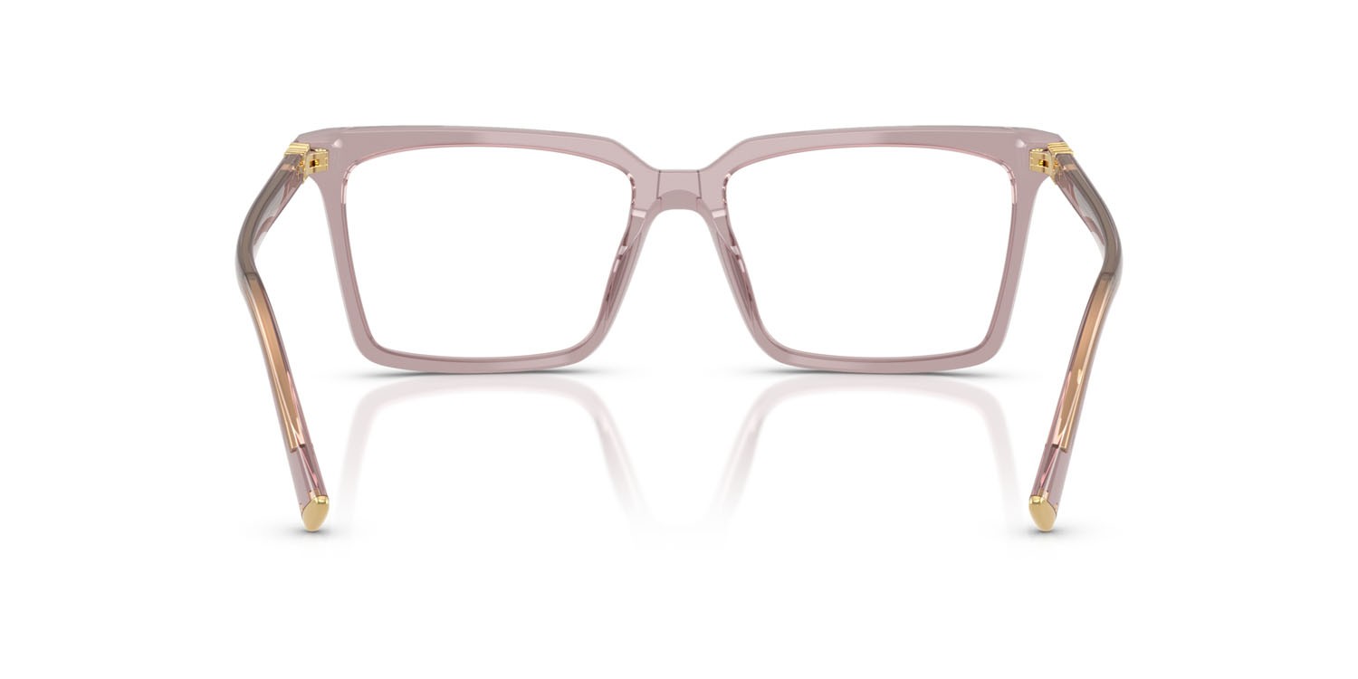 Occhiali da vista Miu Miu MU 08XV (12W1O1) colore malva trasparente forma quadrato lenti lente demo