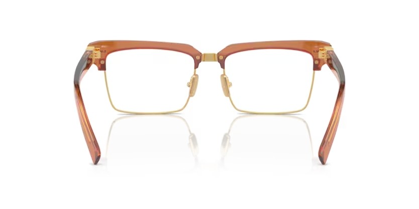 Eyeglasses Miu Miu MU 11XV (15T1O1) color caramel trasparent shape rectangle lenses lente demo