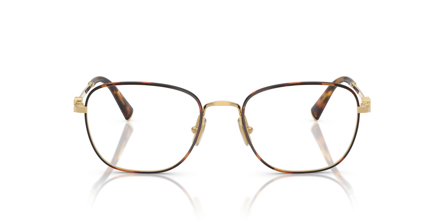 Eyeglasses Miu Miu MU 50WV (14U1O1) color havana miele shape square lenses lente demo