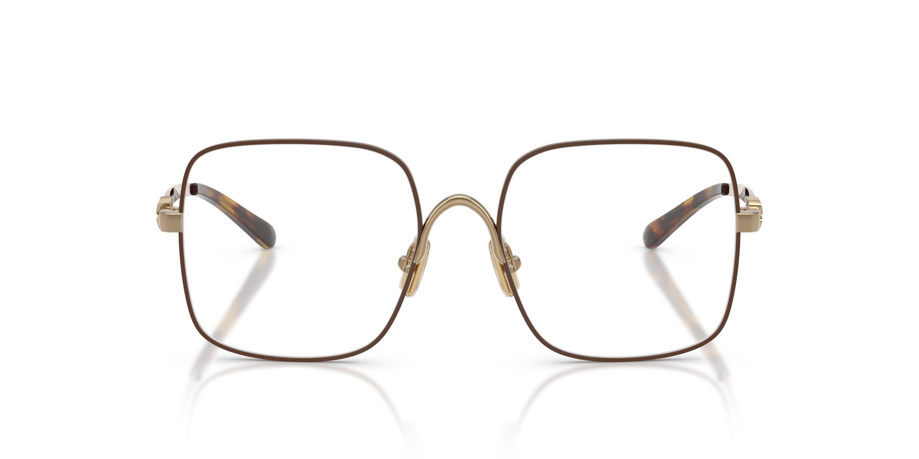 Eyeglasses Miu Miu MU 51YV (24H1O1) color cioccolato shape square lenses lente demo