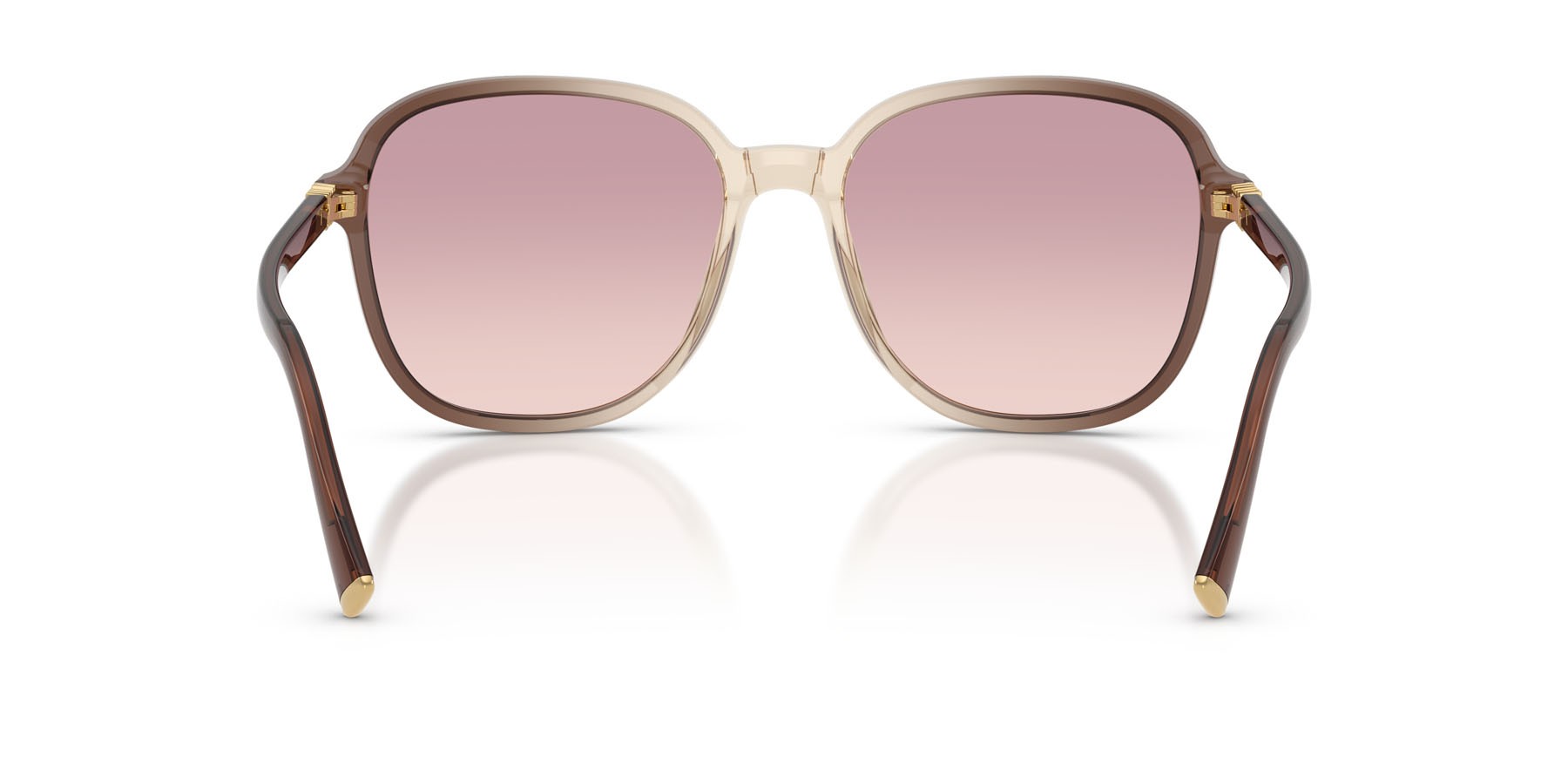 Occhiali da sole Miu Miu MU B01S (25G40S) colore marrone sfumato forma quadrato lenti marrone sfumato violetto