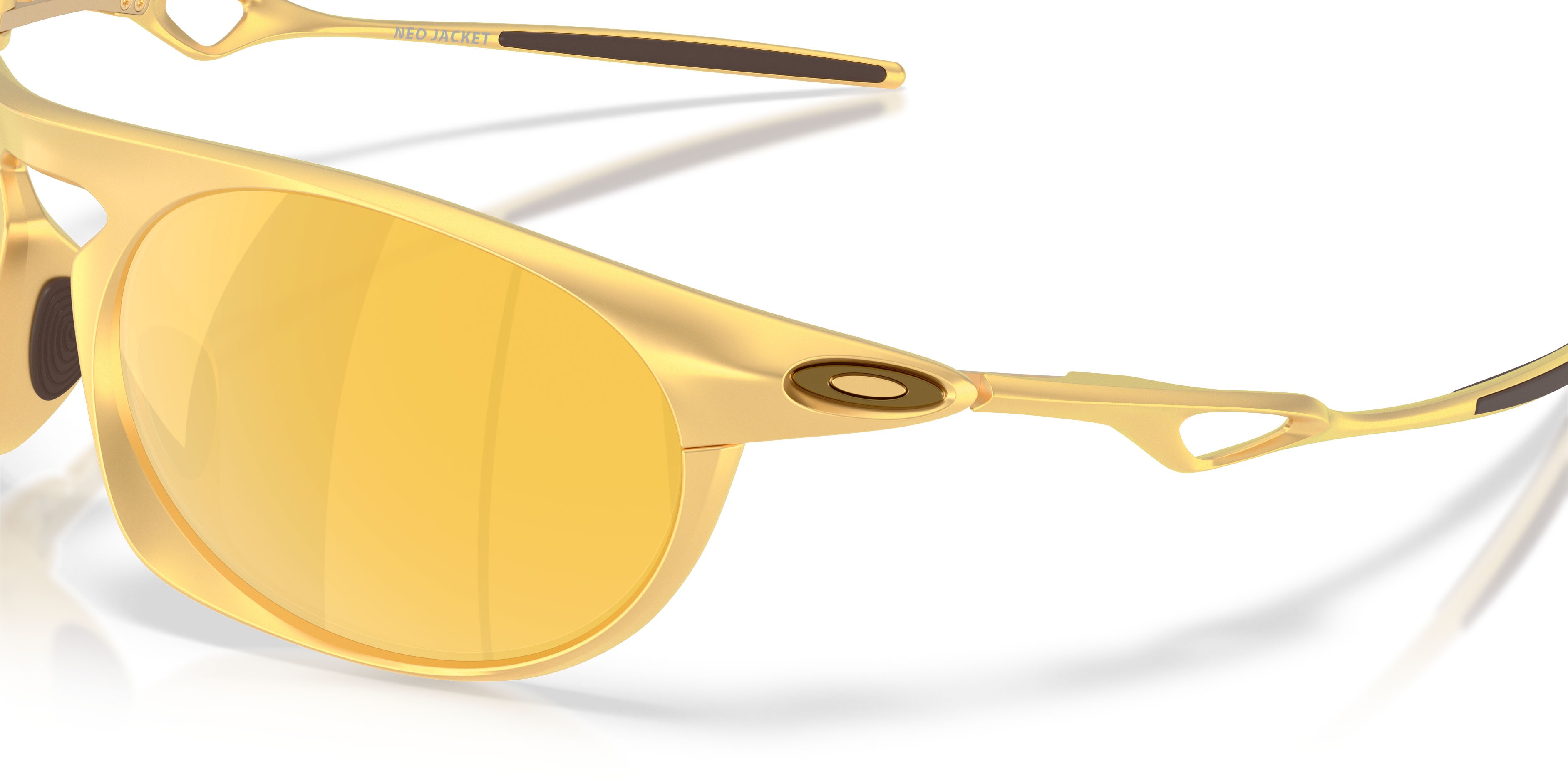 Sonnenbrillen Oakley Neo Jacket OO 4065 (406506) farbe oro satinato form oval gläser prizm 24k polarized