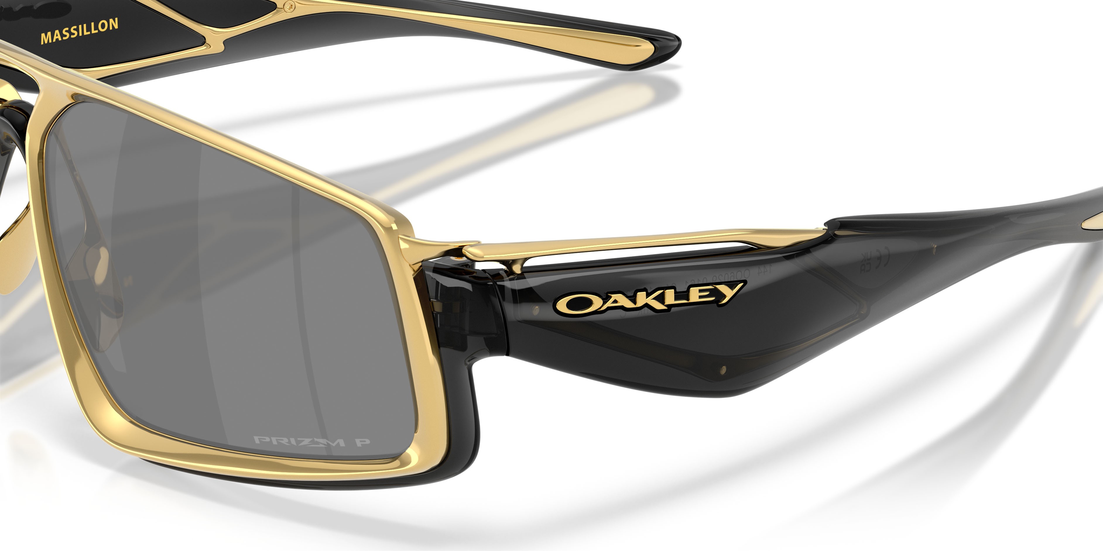 Sonnenbrillen Oakley Massillon OO 6029 (602901) farbe nero inchiostro form rechteckig gläser prizm black polarized