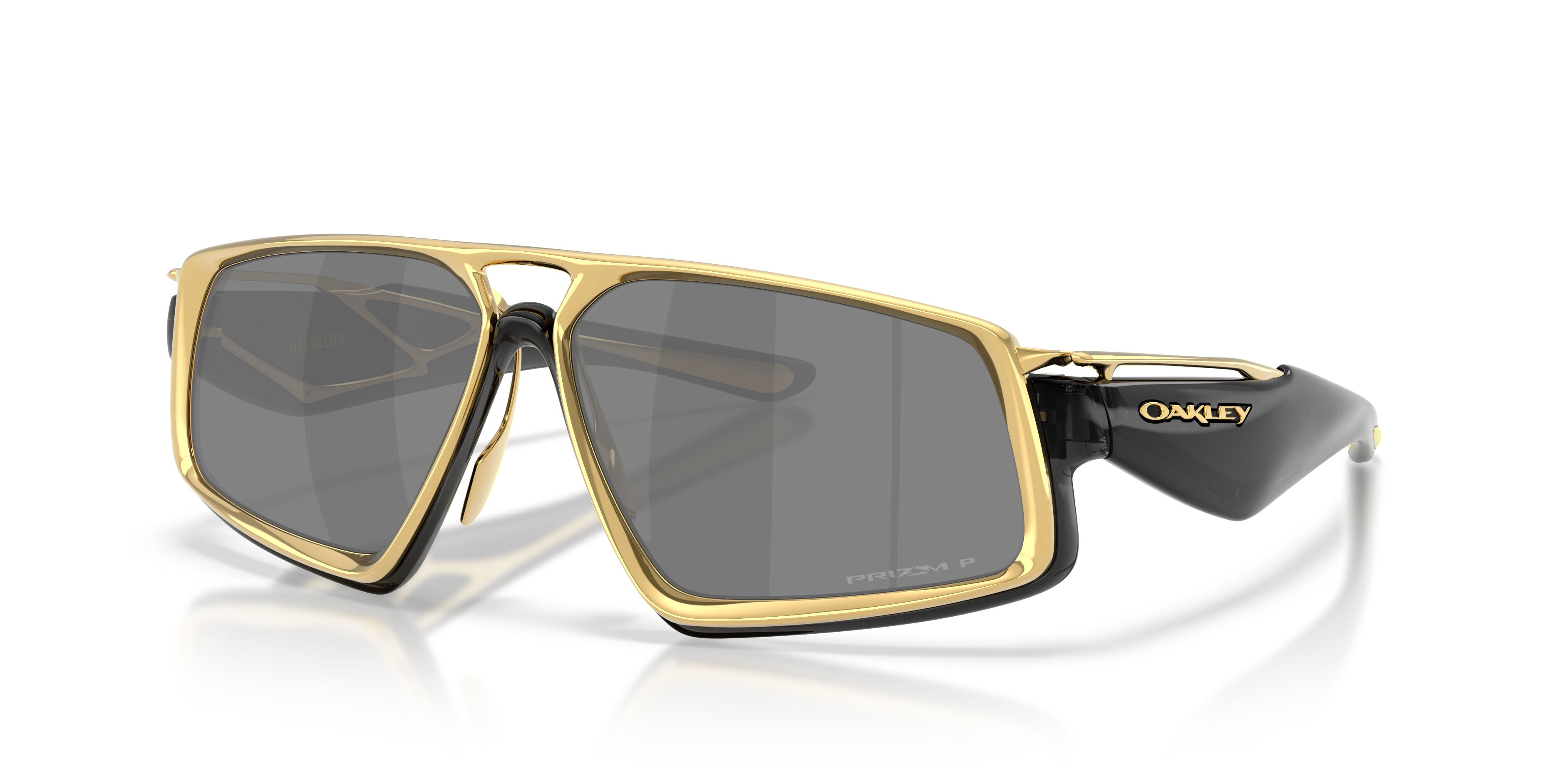 Sonnenbrillen Oakley Massillon OO 6029 (602901) farbe nero inchiostro form rechteckig gläser prizm black polarized