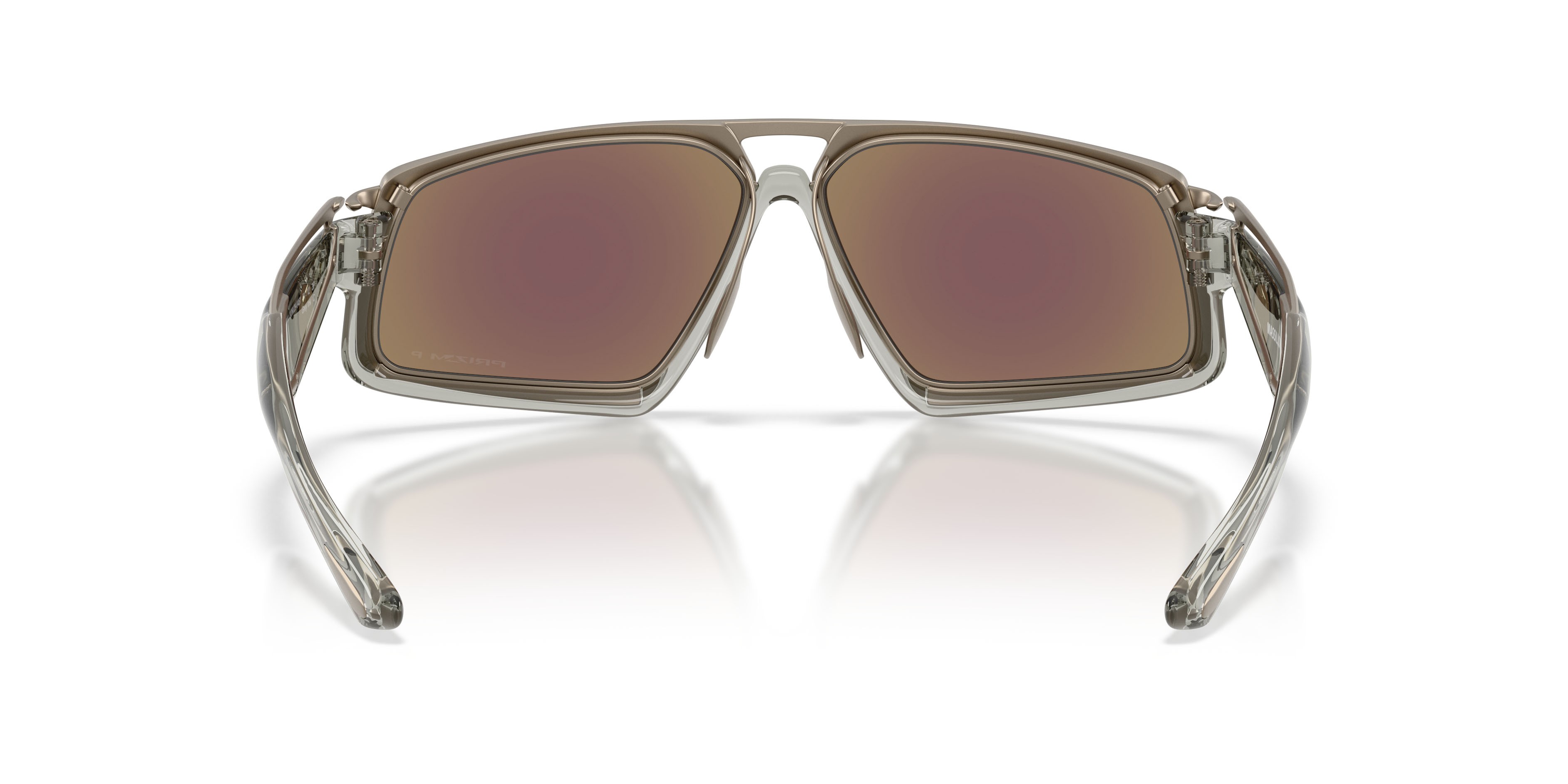 Sonnenbrillen Oakley Massillon OO 6029 (602904) farbe grey ink form rechteckig gläser prizm sapphire polarized