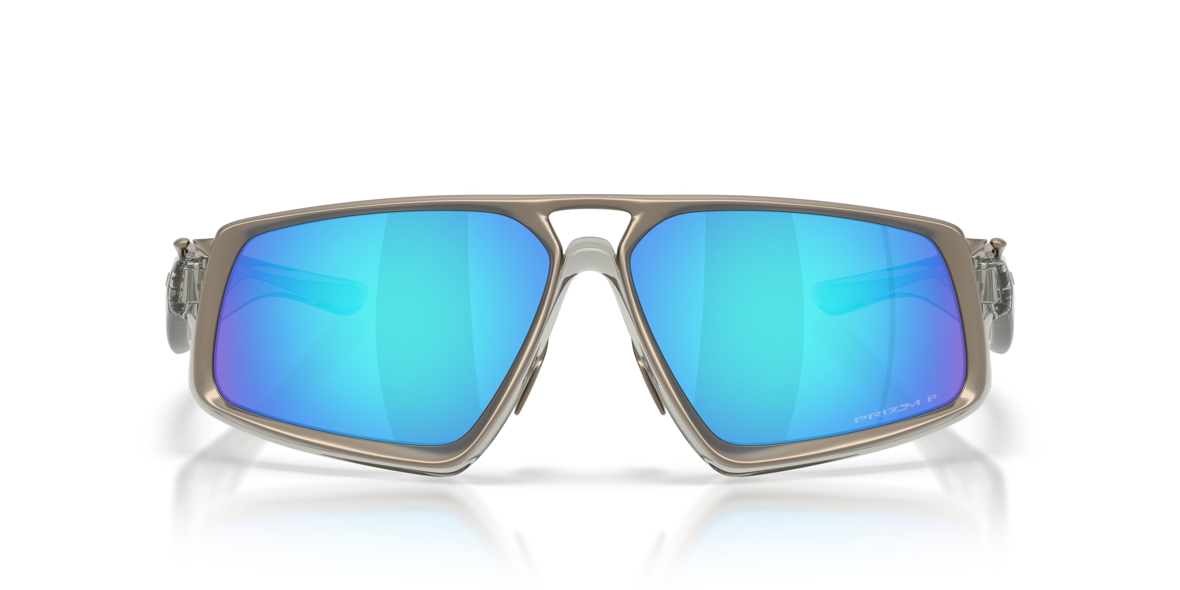 Sonnenbrillen Oakley Massillon OO 6029 (602904) farbe grey ink form rechteckig gläser prizm sapphire polarized