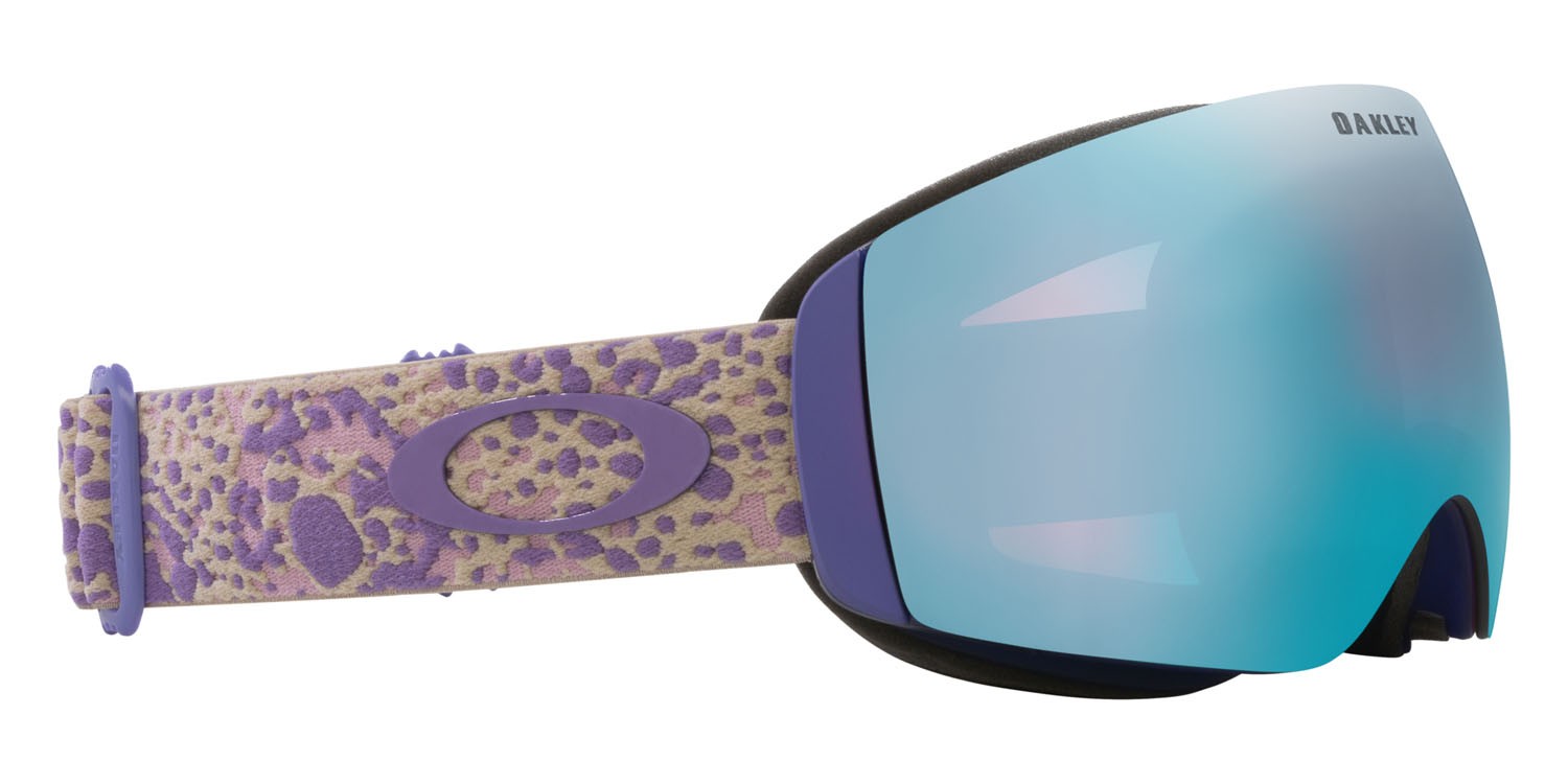 Skibrillen und Snowboard masken Oakley Flight Deck M OO 7064 (7064F5) farbe lilac cell form maske gläser prizm snow sapphire iridium