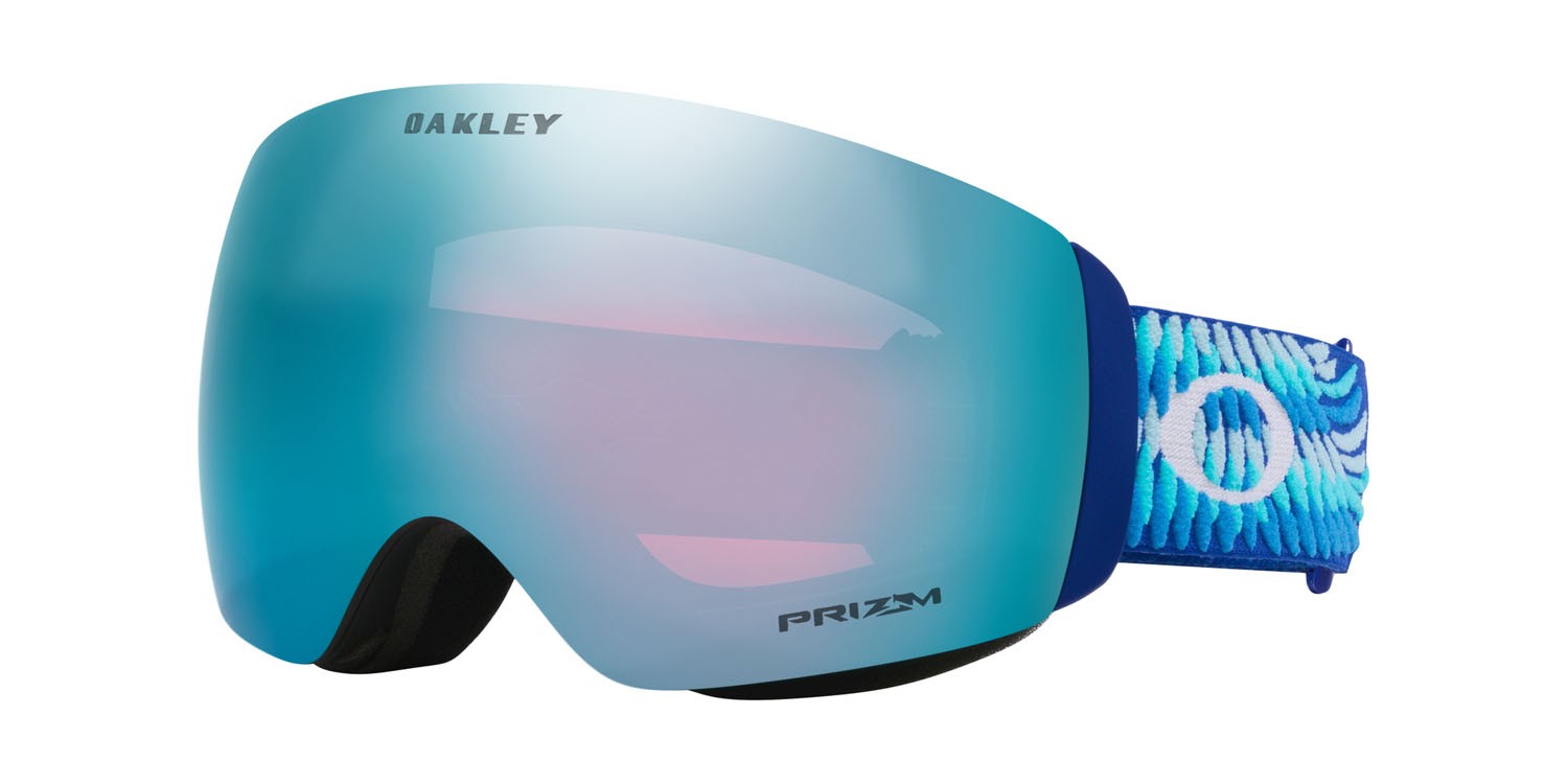 Skibrillen und Snowboard masken Oakley Flight Deck M - Mikaela Shiffrin Signature OO 7064 (7064F7) farbe mikaela shiffrin signature form maske gläser prizm snow sapphire iridium