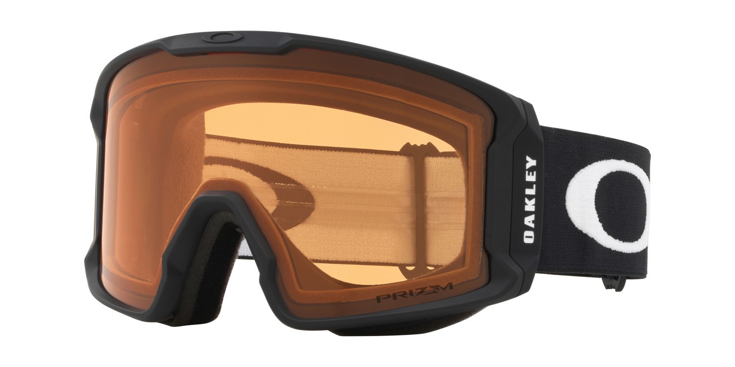 Skibrillen und Snowboard masken Oakley Line Miner L OO 7070 (707057) farbe nero opaco form maske gläser prizm snow persimmon
