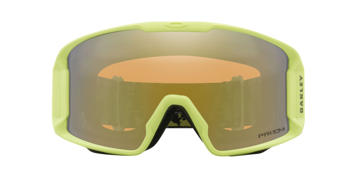 Maschere da Sci e Snowboard Oakley Line Miner M OO 7093 (709388) colore tree camo forma mask lenti prizm snow sage gold iridium
