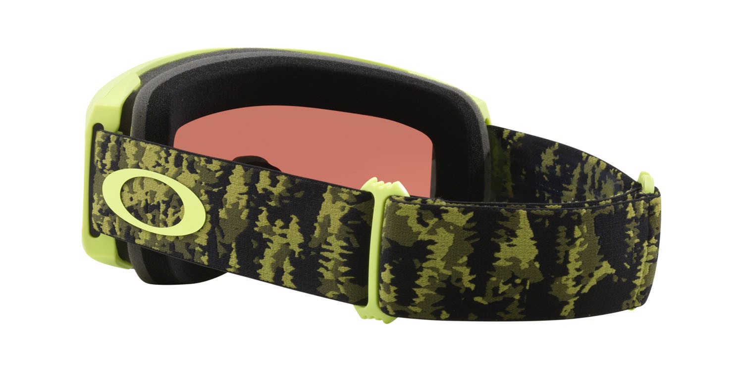 Maschere da Sci e Snowboard Oakley Line Miner M OO 7093 (709388) colore tree camo forma mask lenti prizm snow sage gold iridium