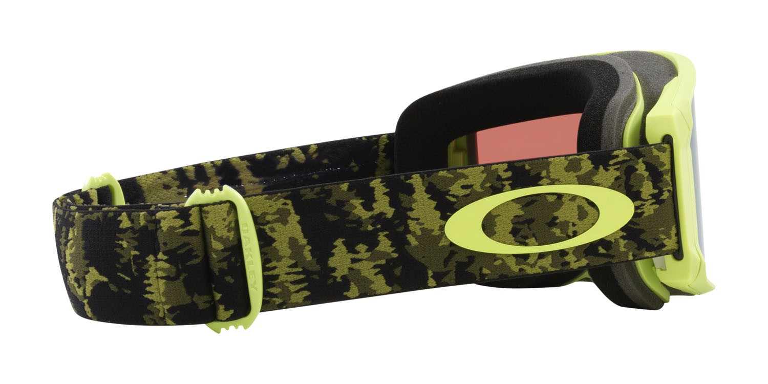 Maschere da Sci e Snowboard Oakley Line Miner M OO 7093 (709388) colore tree camo forma mask lenti prizm snow sage gold iridium