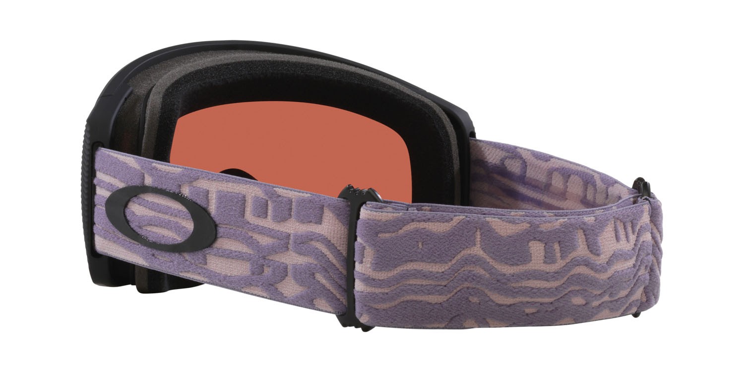 Skibrillen und Snowboard masken Oakley Flight Tracker M OO 7105 (710576) farbe toadstool wave form maske gläser prizm snow garnet