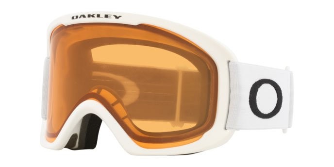 Ski and snowboard goggles Oakley O-frame 2.0 Pro L OO 7124 (712403) color bianco opaco shape mask lenses persimmon